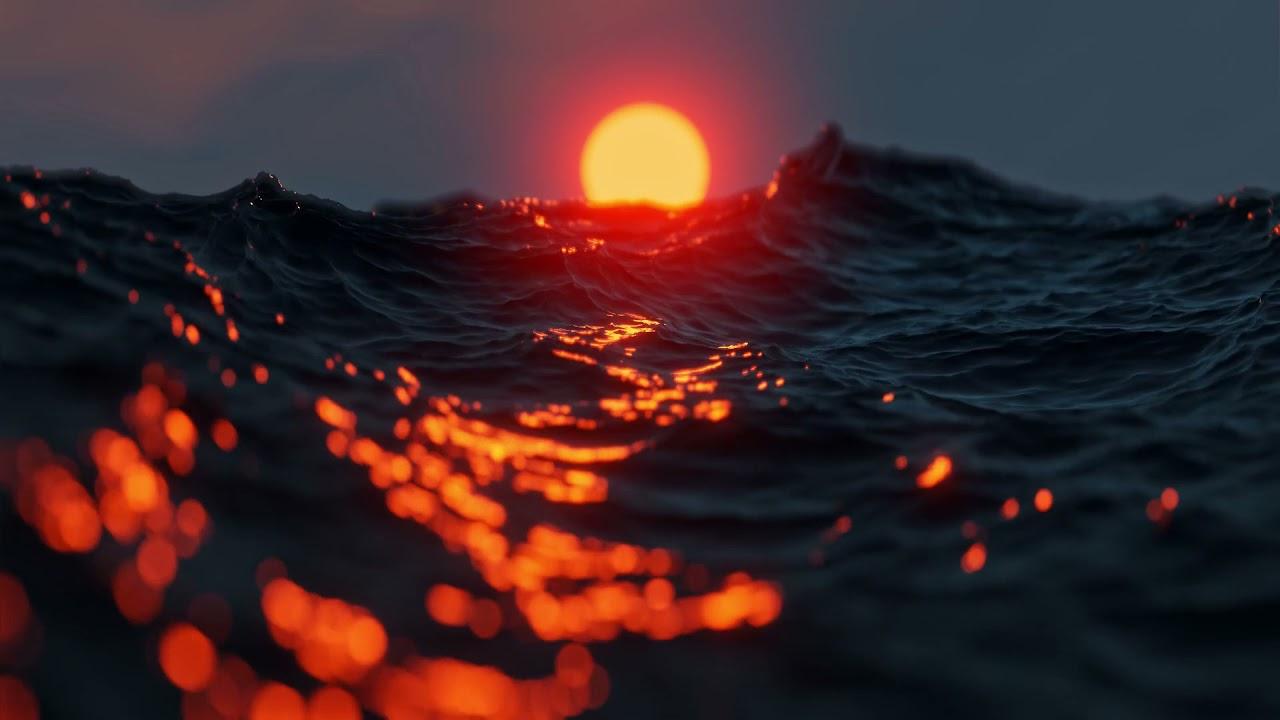 Red ocean. Красный океан нежный. Ocean Redshift. Видео обои Slow-mo Ocean.