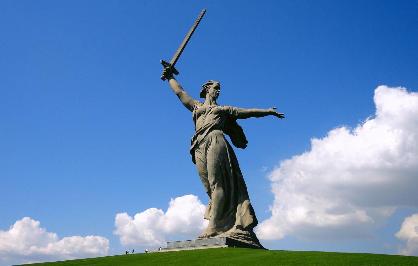 1332x850 Wallpaper War, Great, Russia, Russia, cypma Mother, Homeland, The Volgograd image for desktop, section пейзажи