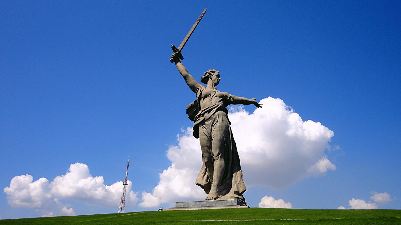 1280x720 Wallpaper Volgograd Monuments Cities