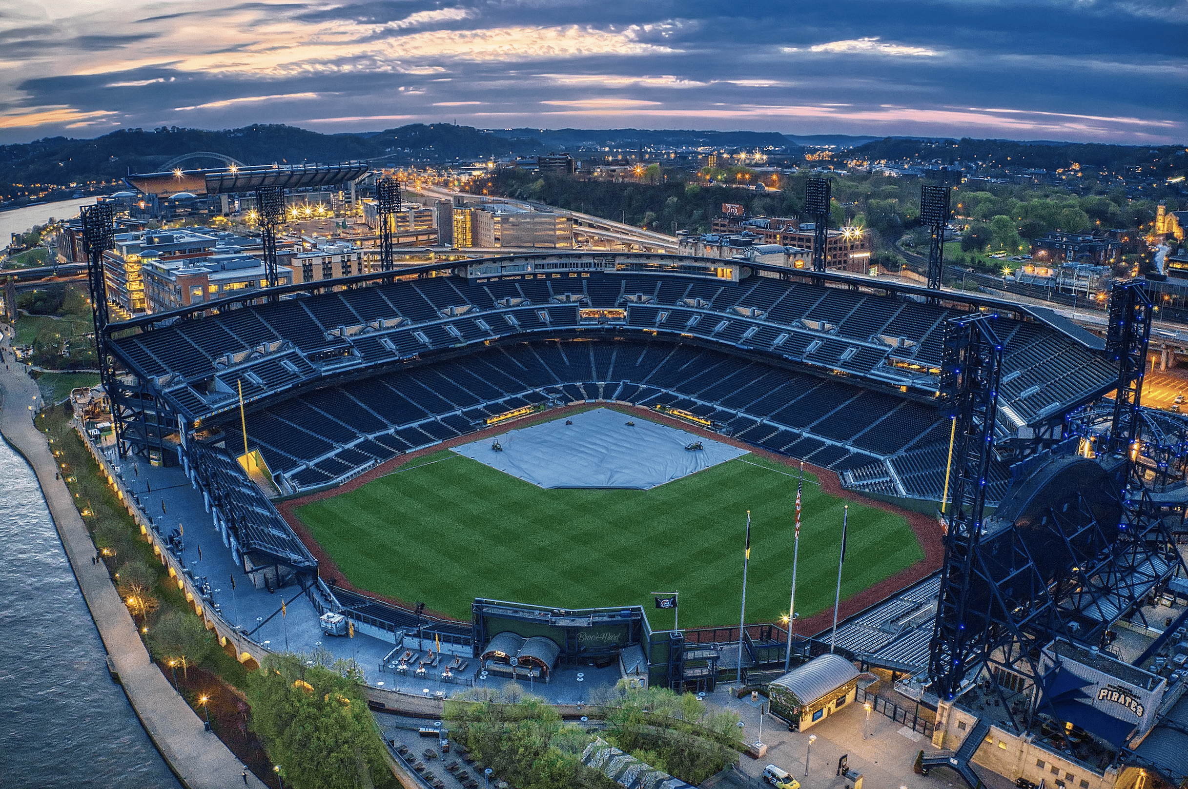 2434x1618 PNC Park at Dusk