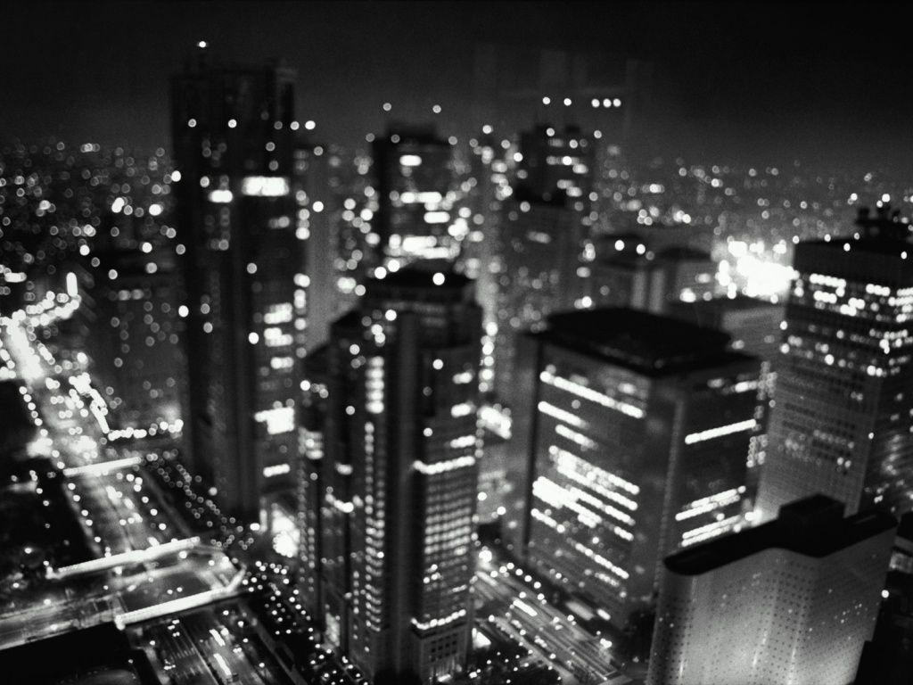1024x768 City Lights At Night Widescreen Hd Wallpaper