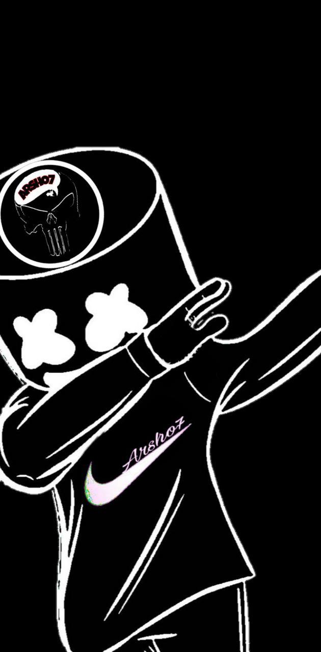 630x1280 Boy black and white wallpaper