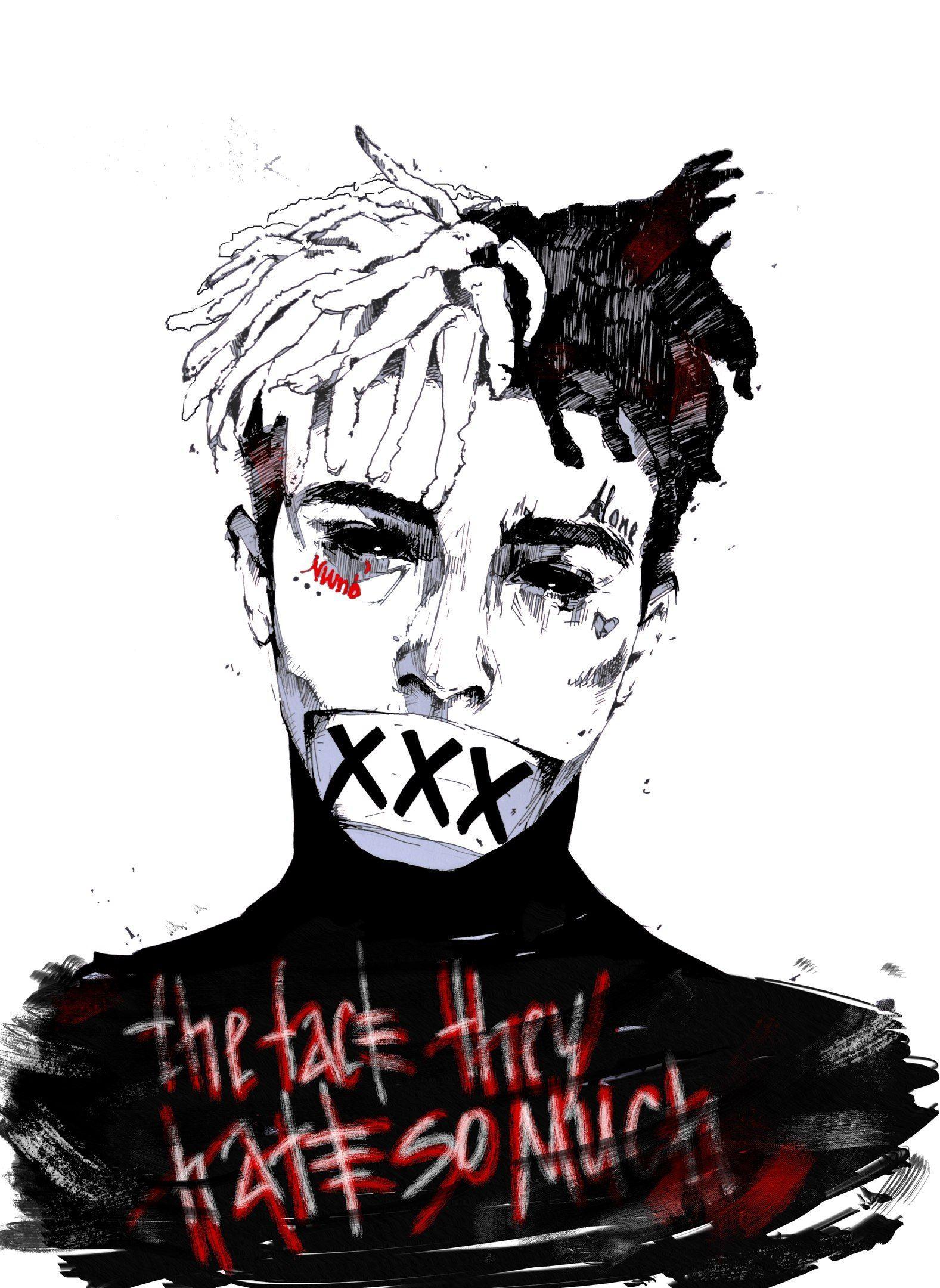 1577x2160 XXXTentacion HD Wallpaper