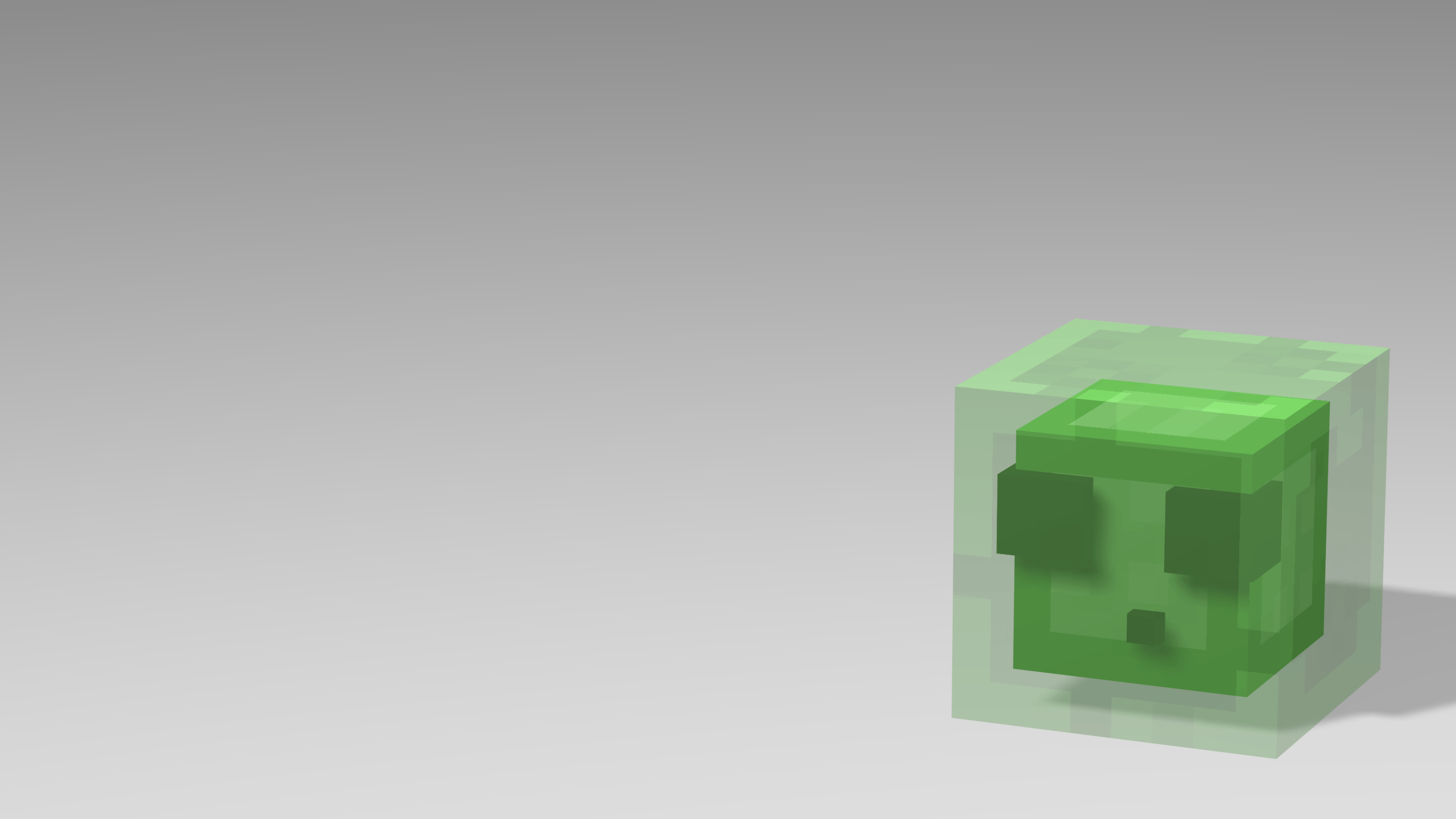 2560x1440 Minecraft Slime Wallpaper
