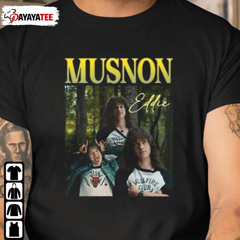 1000x1000 Eddie Munson Shirt Stranger Things Season 4 Hellfire Club