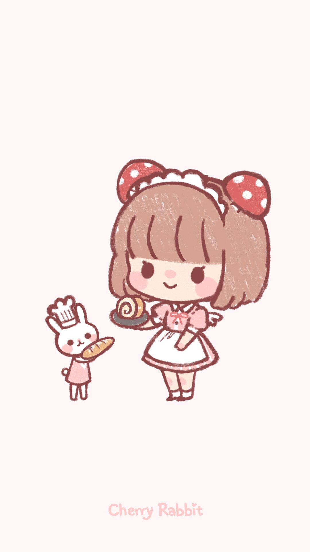 1080x1920 Mushroom Girl