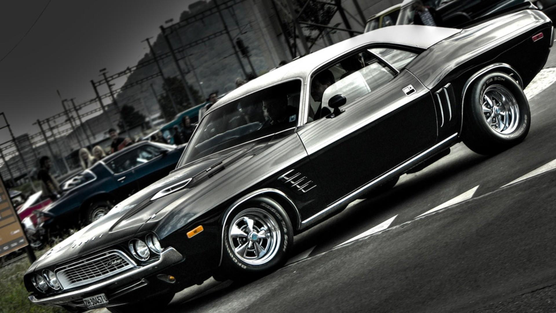 Black Muscle Cars Wallpapers - Top Free Black Muscle Cars Backgrounds ...