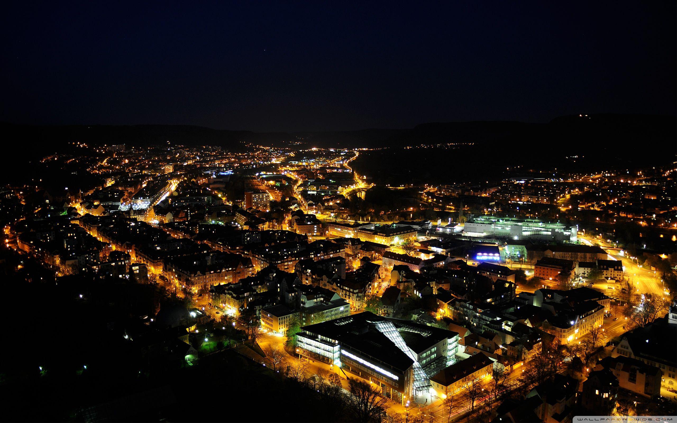 2560x1600 City Lights At Night ❤ 4K HD Desktop Wallpaper for 4K Ultra HD TV