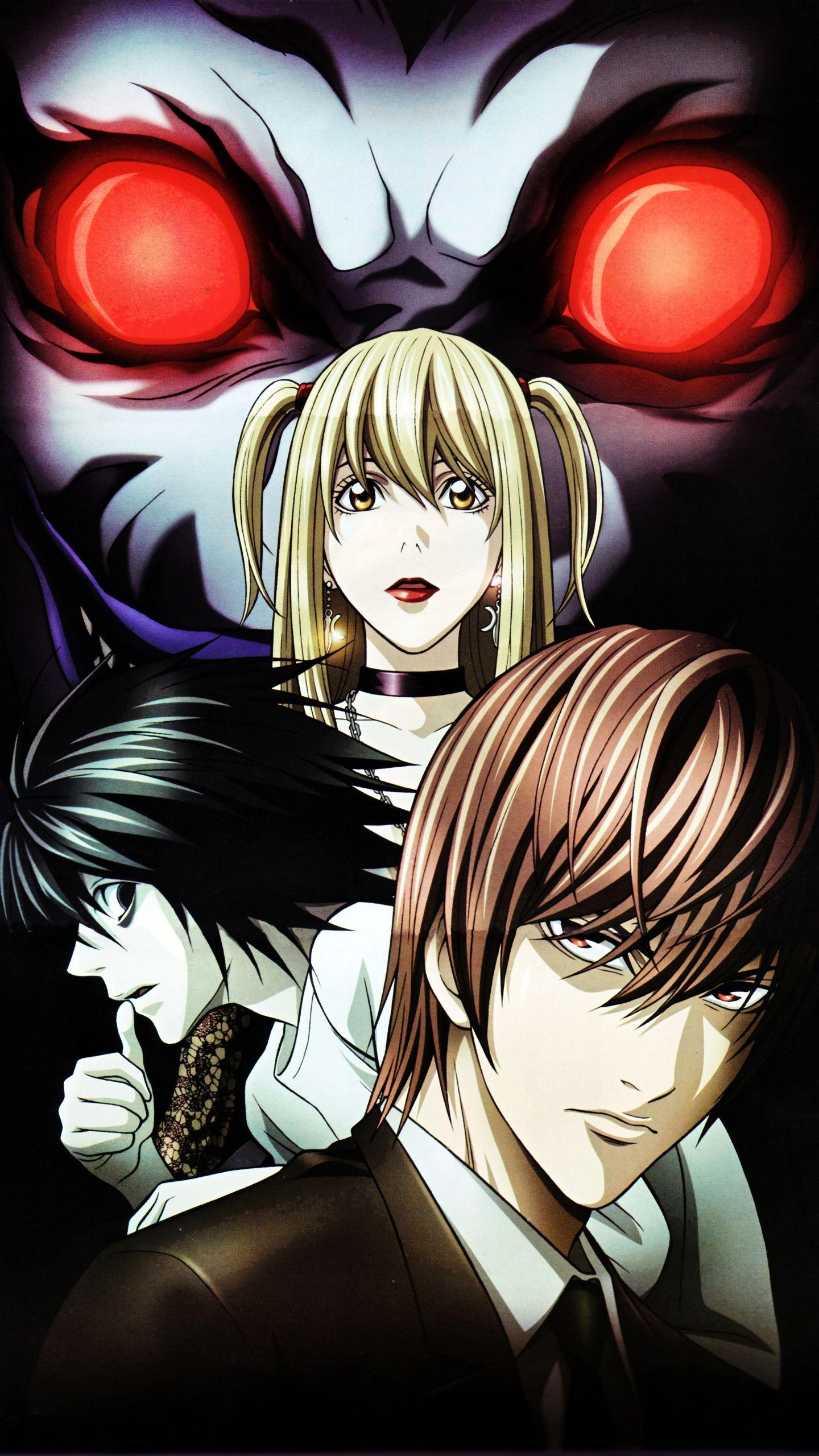 1440x2560 The Forgotten Lair. Death Note Mobile Wallpaper