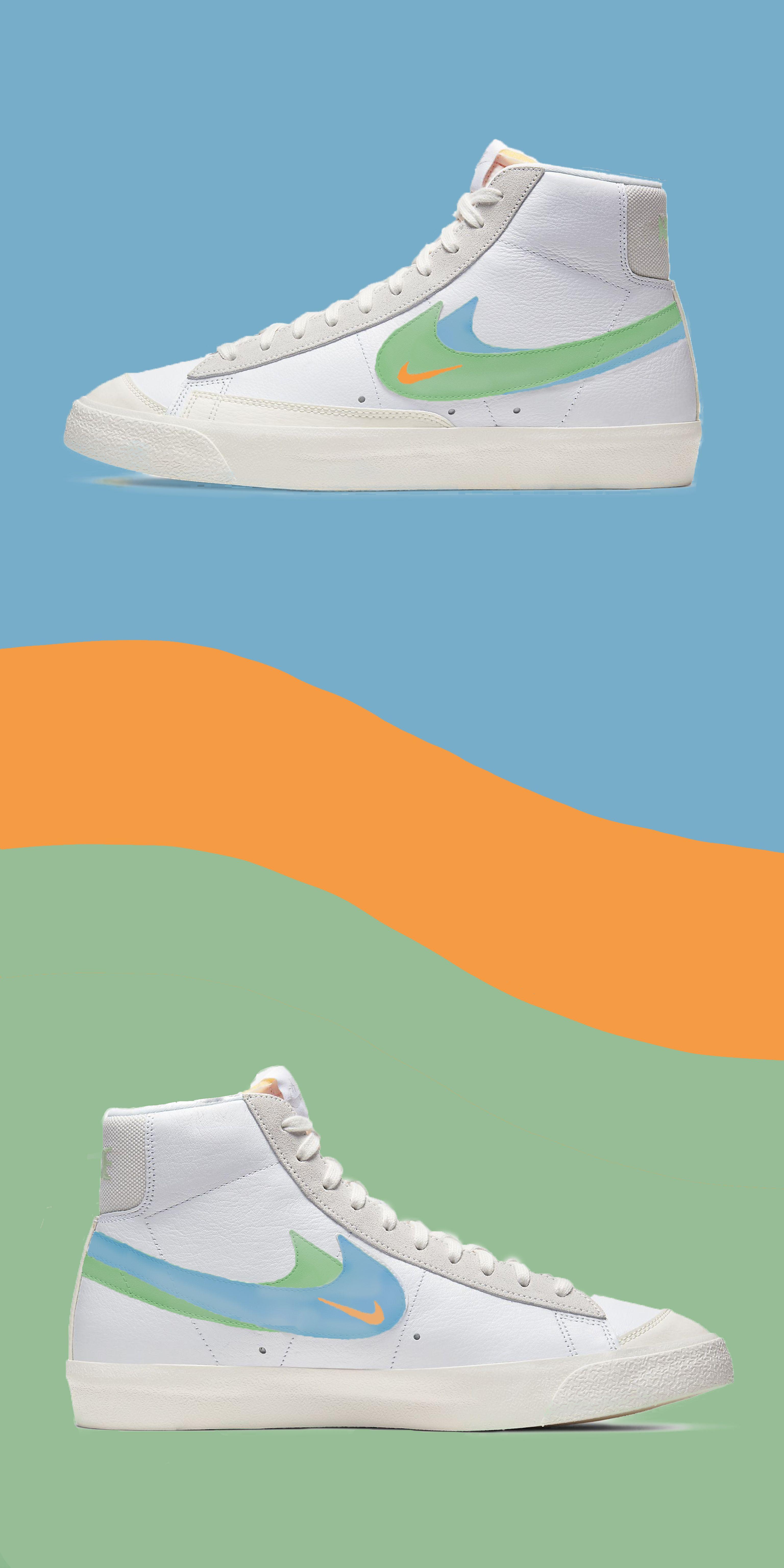 3072x6138 Wallpaper Nike Blazer Mid '77 Triple Swoosh. Nike blazer, Nike wallpaper, Sneakers nike