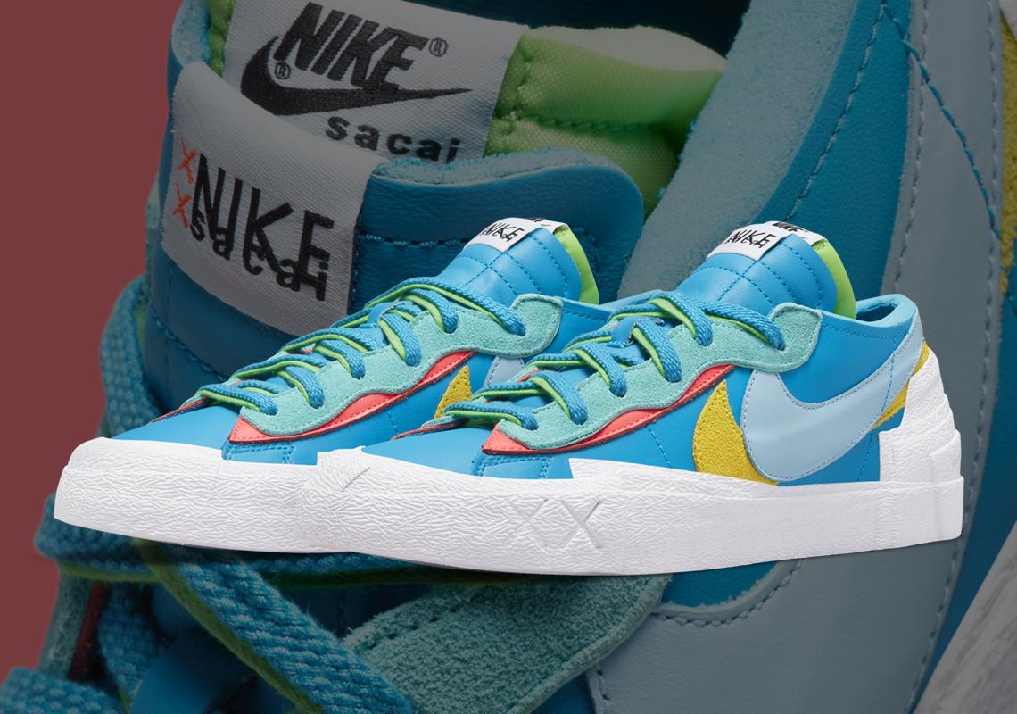 1140x800 KAWS Sacai Nike Blazer Low Blue DM7901 400