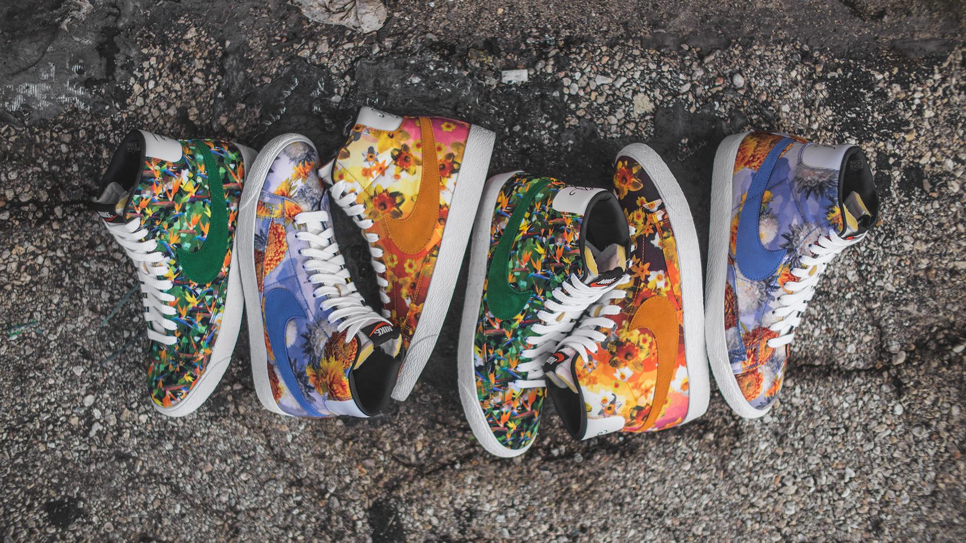 1920x1080 Free download Weekly Wallpaper Nike Blazer Mid Vintage Floral Pack Nice Kicks [1920x1080] for your Desktop, Mobile & Tablet. Explore Nike Floral Wallpaper. Blue and White Floral Wallpaper, Bold