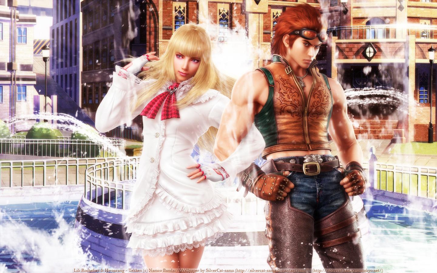 1440x900 Tekken Wallpaper: Lili and Hwoarang