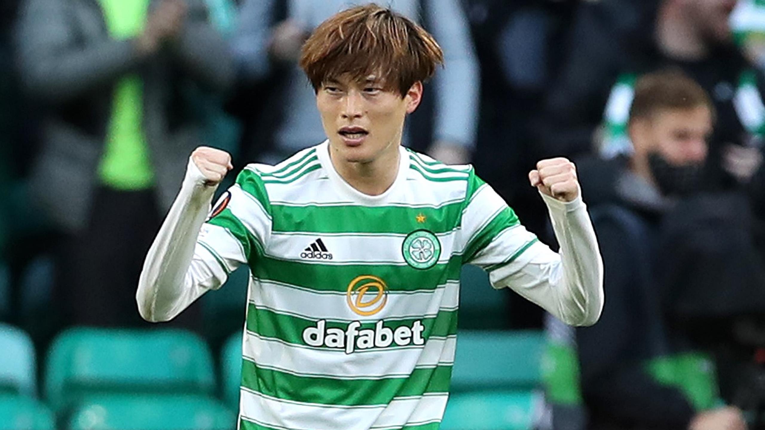 2560x1440 Kyogo Furuhashi, David Turnbull Earn Celtic Much Needed Europa League Victory Over Ferencvaros