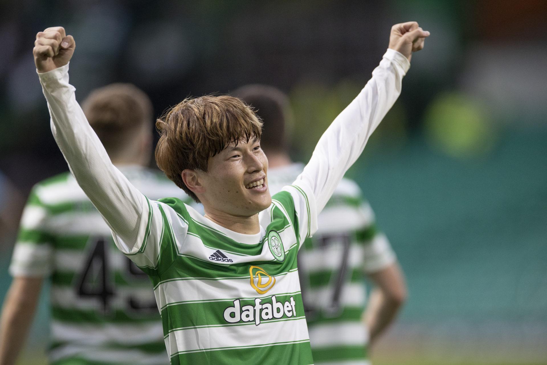 1920x1280 Celtic release first glimpses of Kyogo Furuhashi back in training
