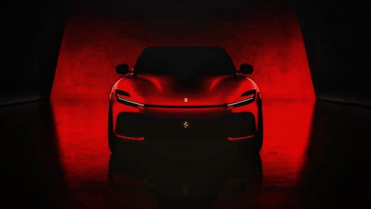 1200x675 Ferrari Purosangue SUV officially teased: Global debut. The Financial Express