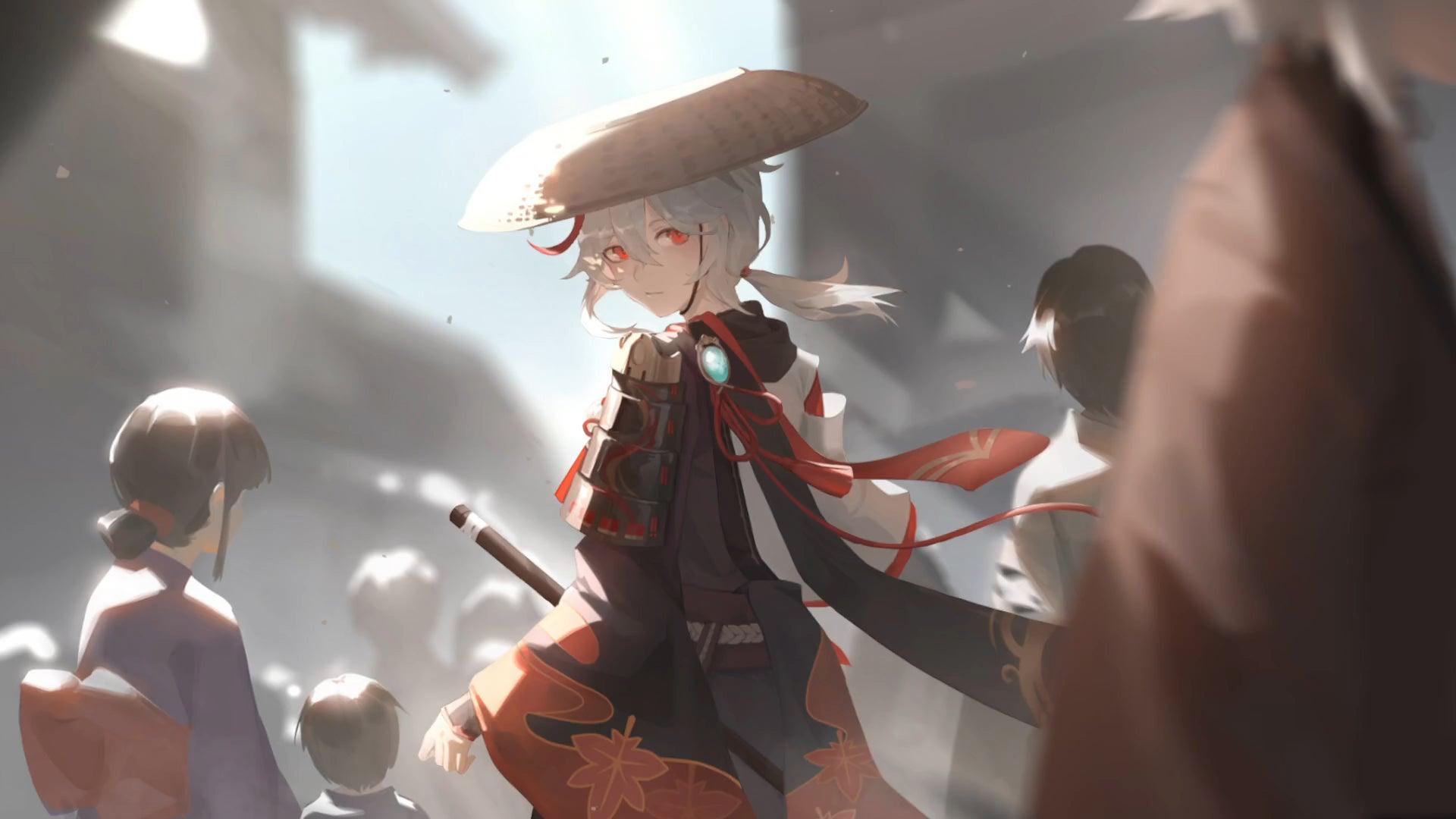 1920x1080 Live Wallpaper Of Kazuha Below : R Genshin_Impact
