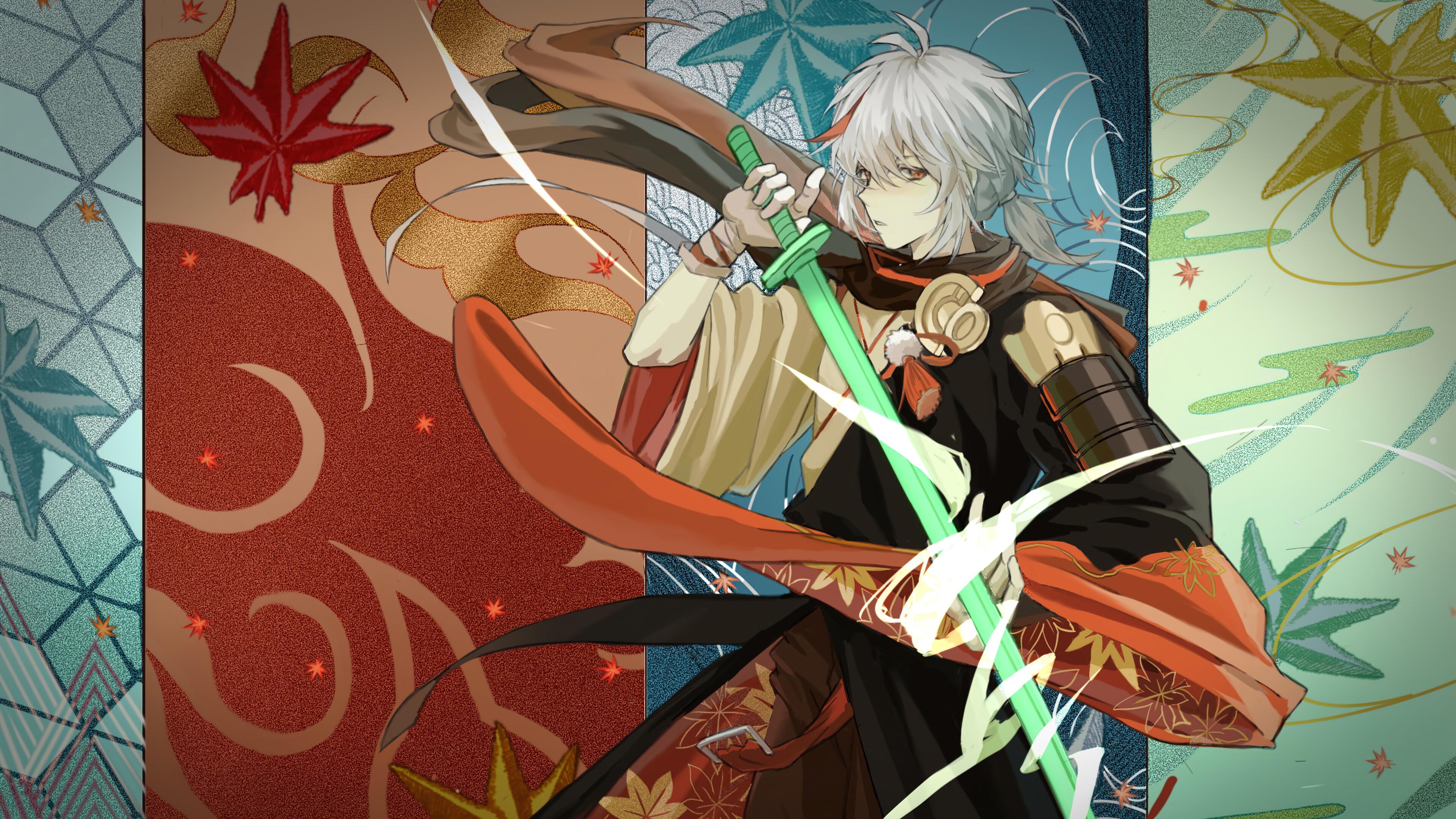 3840x2160 Kazuha Genshin Impact Art Wallpaper 4k Ultra HD