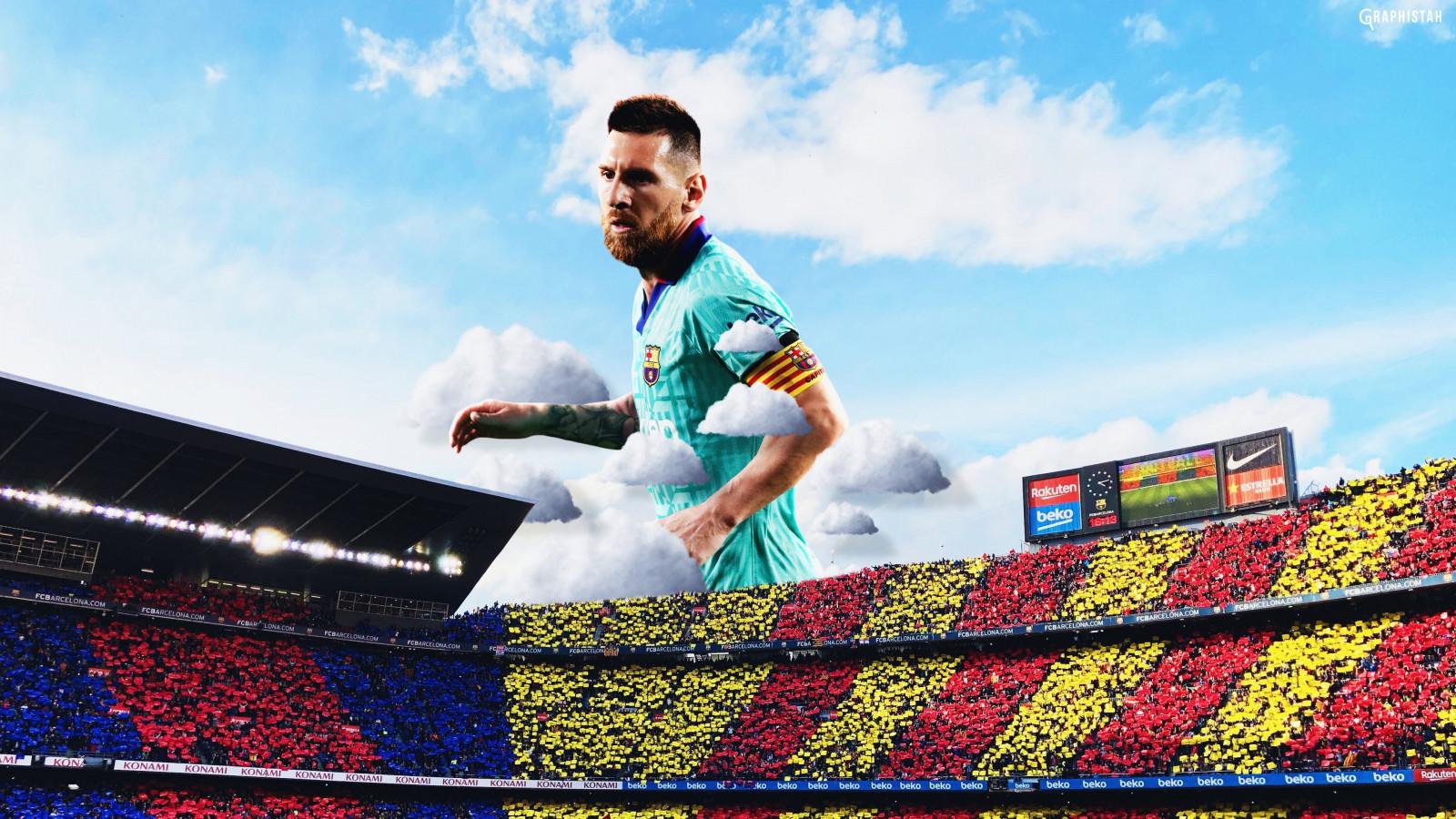 1600x900 Download wallpaper: Lionel Messi 1600x900