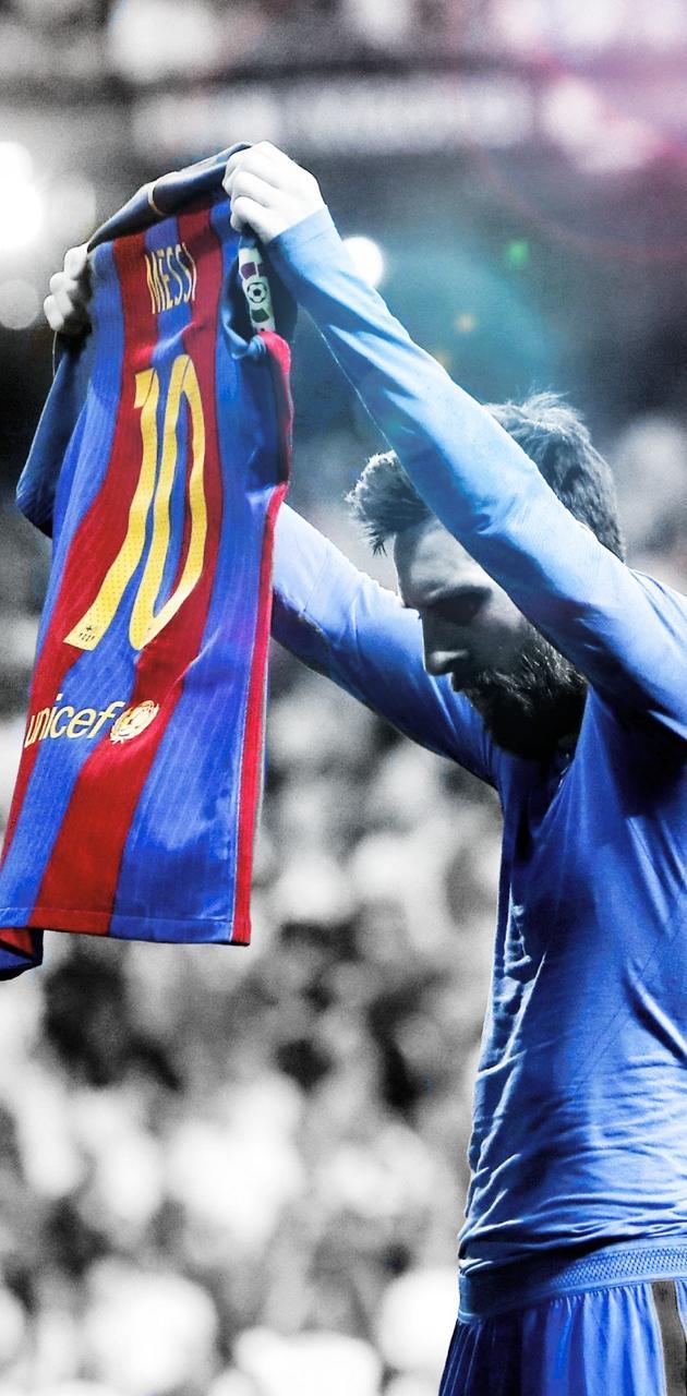 630x1280 Messi Celebrate wallpaper