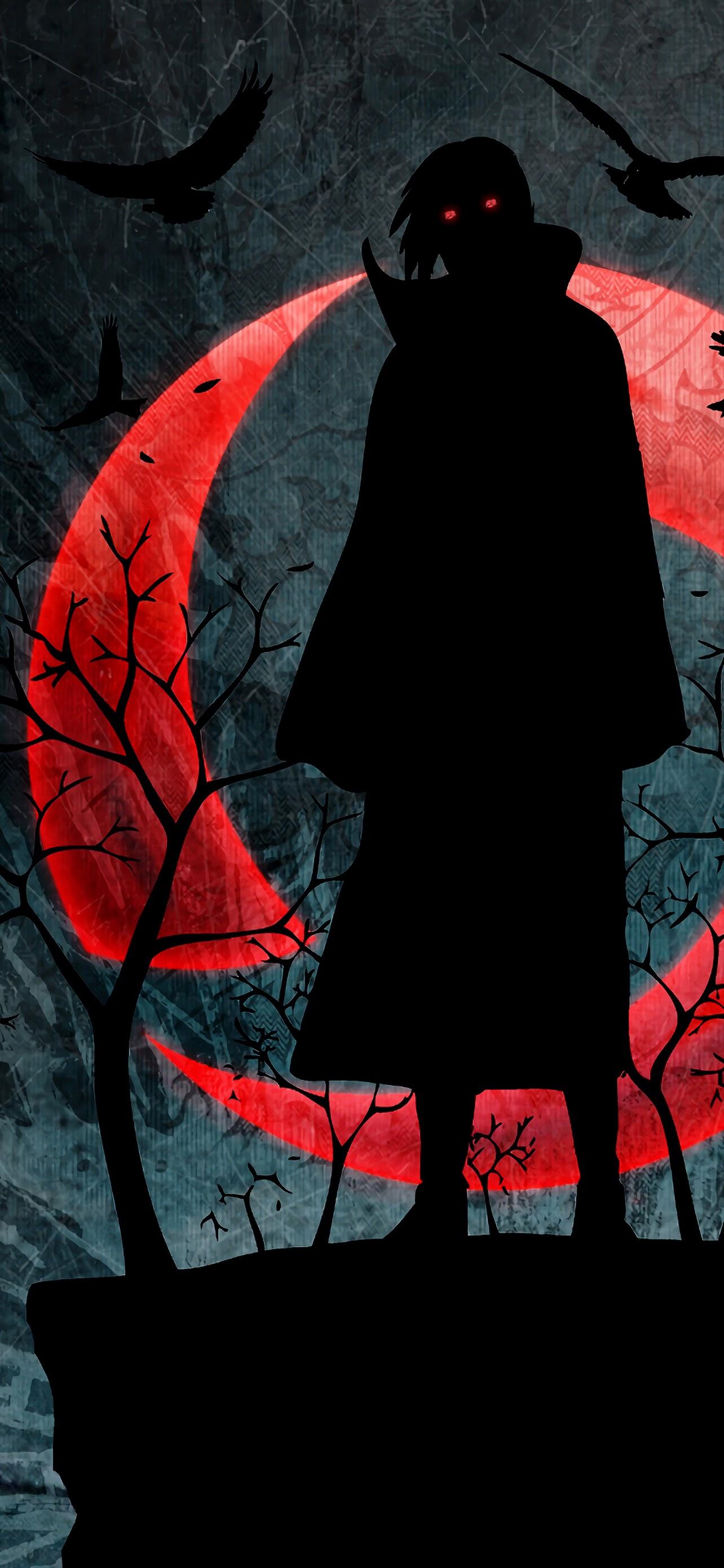 1284x2778 Itachi Uchiha Sharingan 4K Wallpaper