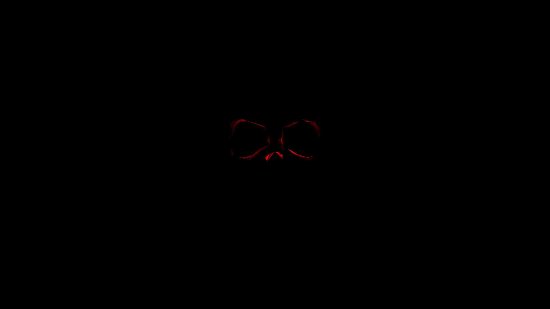 1920x1080 Download wallpaper 1920x1080 skull, dark, red, black, darkness full hd, hdtv, fhd, 1080p HD background