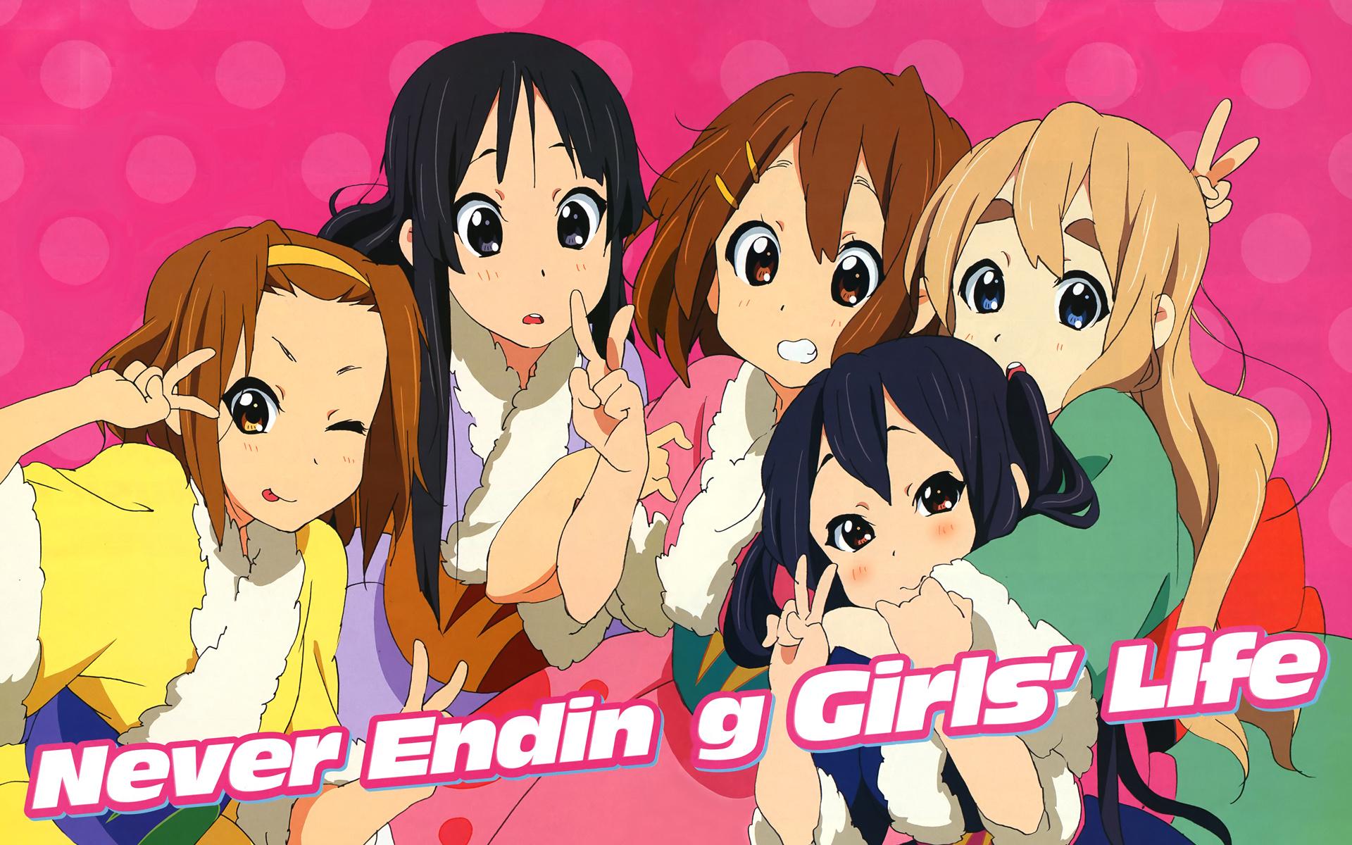 1920x1200 Anime Friends Girls HD wallpaper