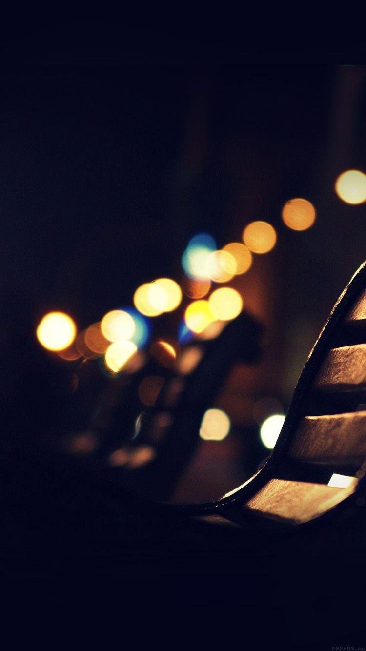 750x1334 iPhonePapers street night lights bokeh nature city
