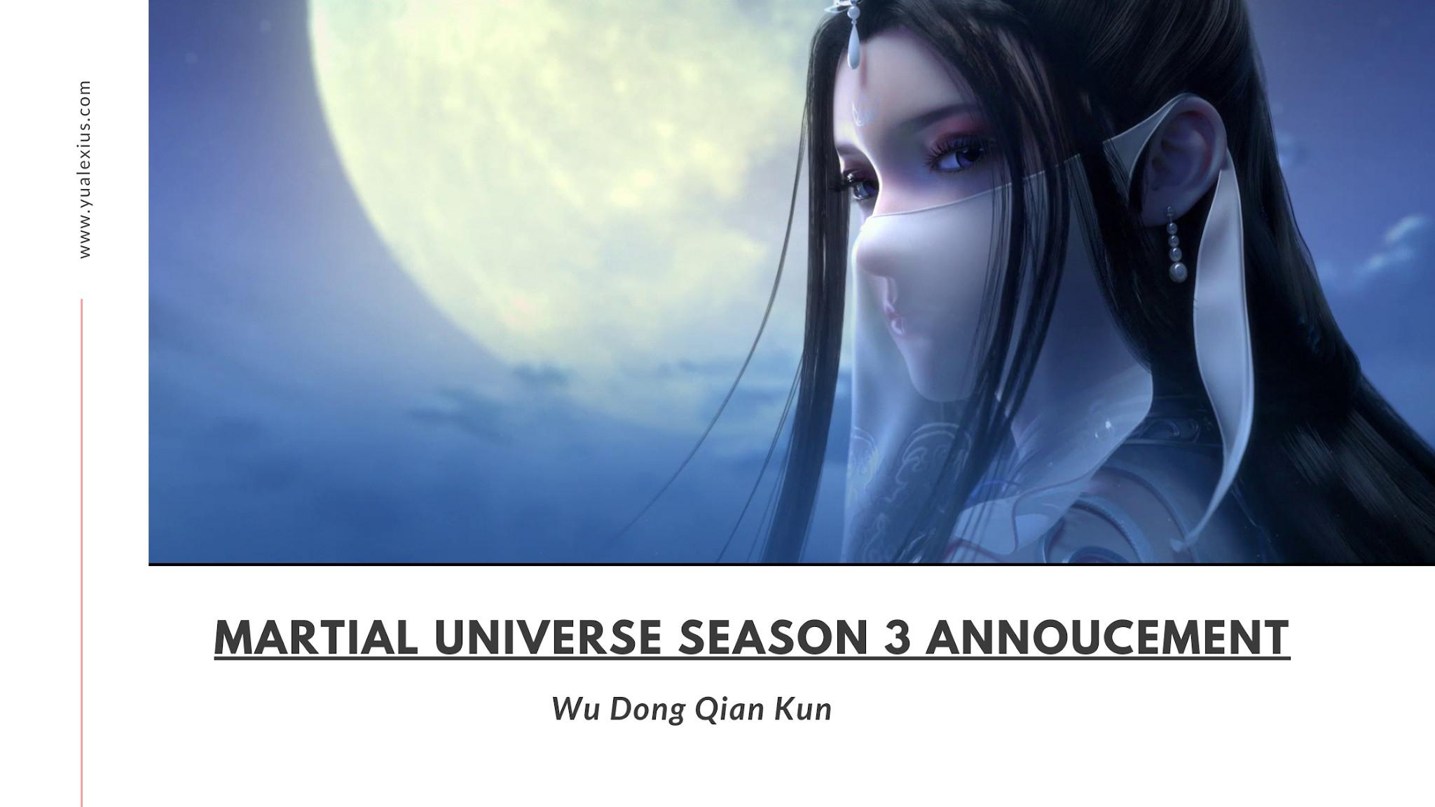 2048x1152 Martial Universe Season 3 Anime