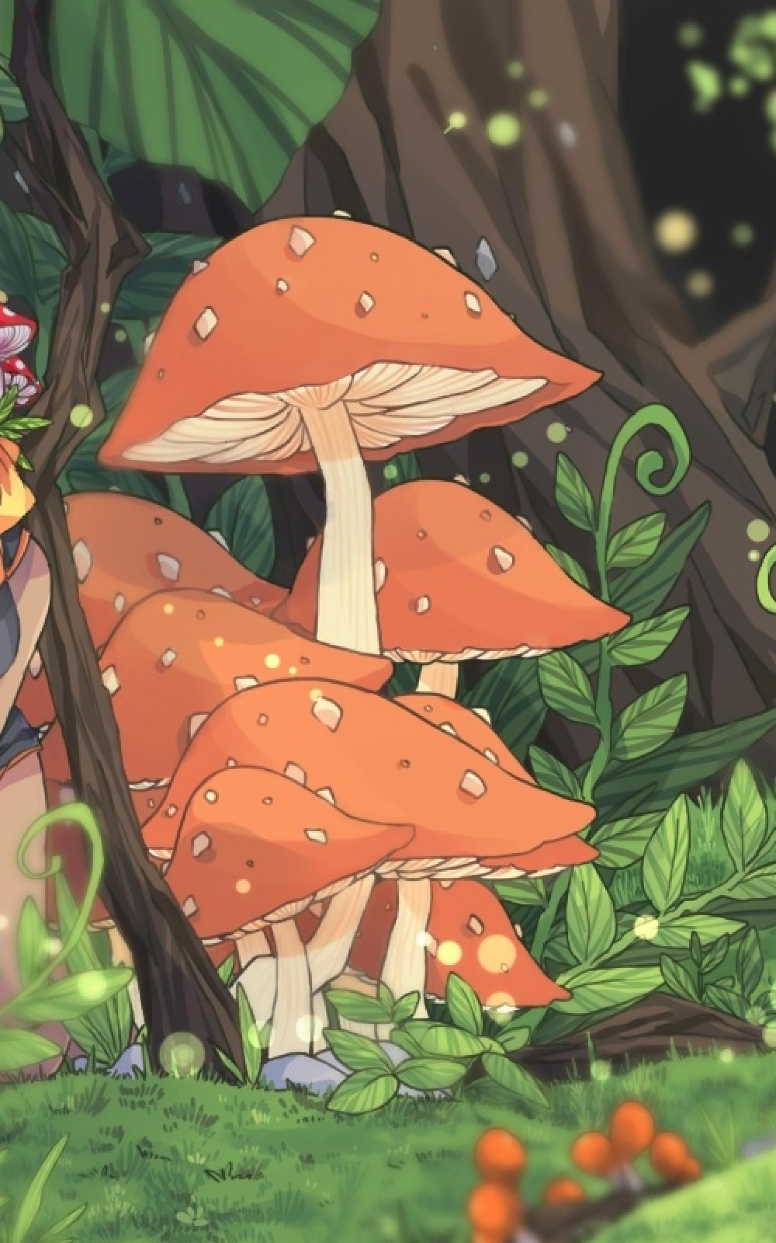 Anime Mushroom Wallpapers - Top Free Anime Mushroom Backgrounds ...