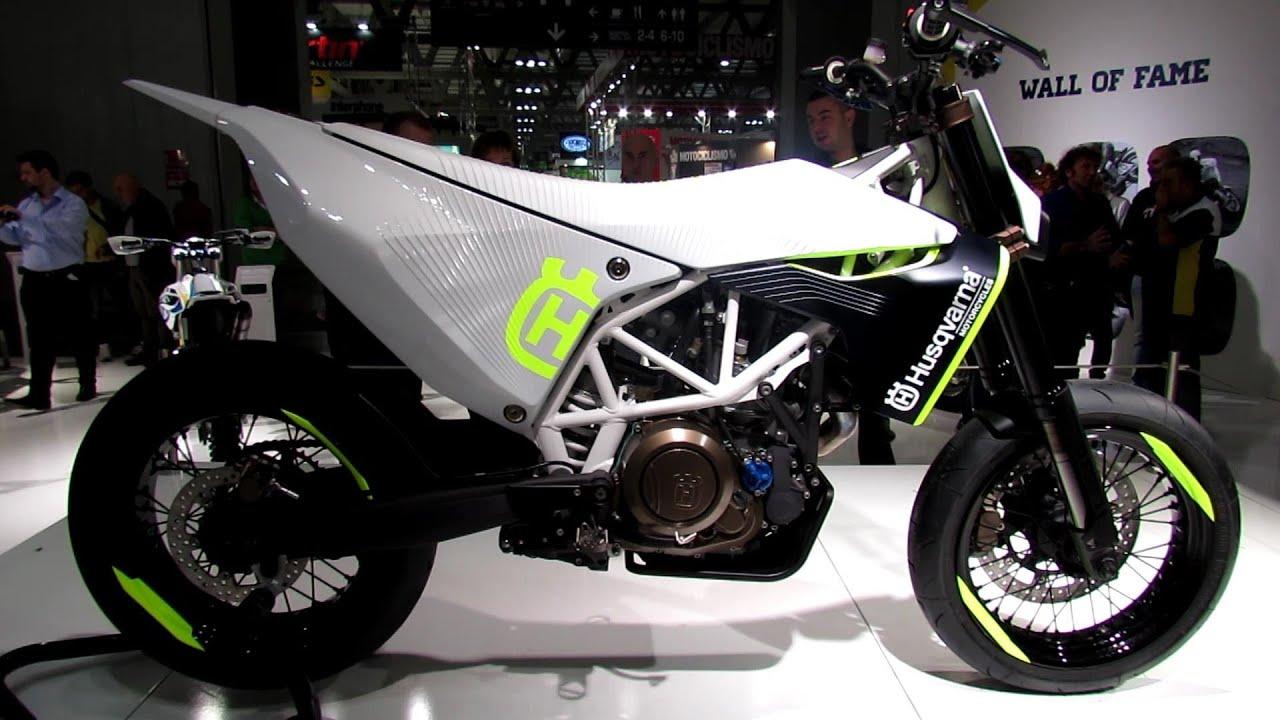 1280x720 Husqvarna 701 Concept Walkaround EICMA Milan Motorcycle Exhibition