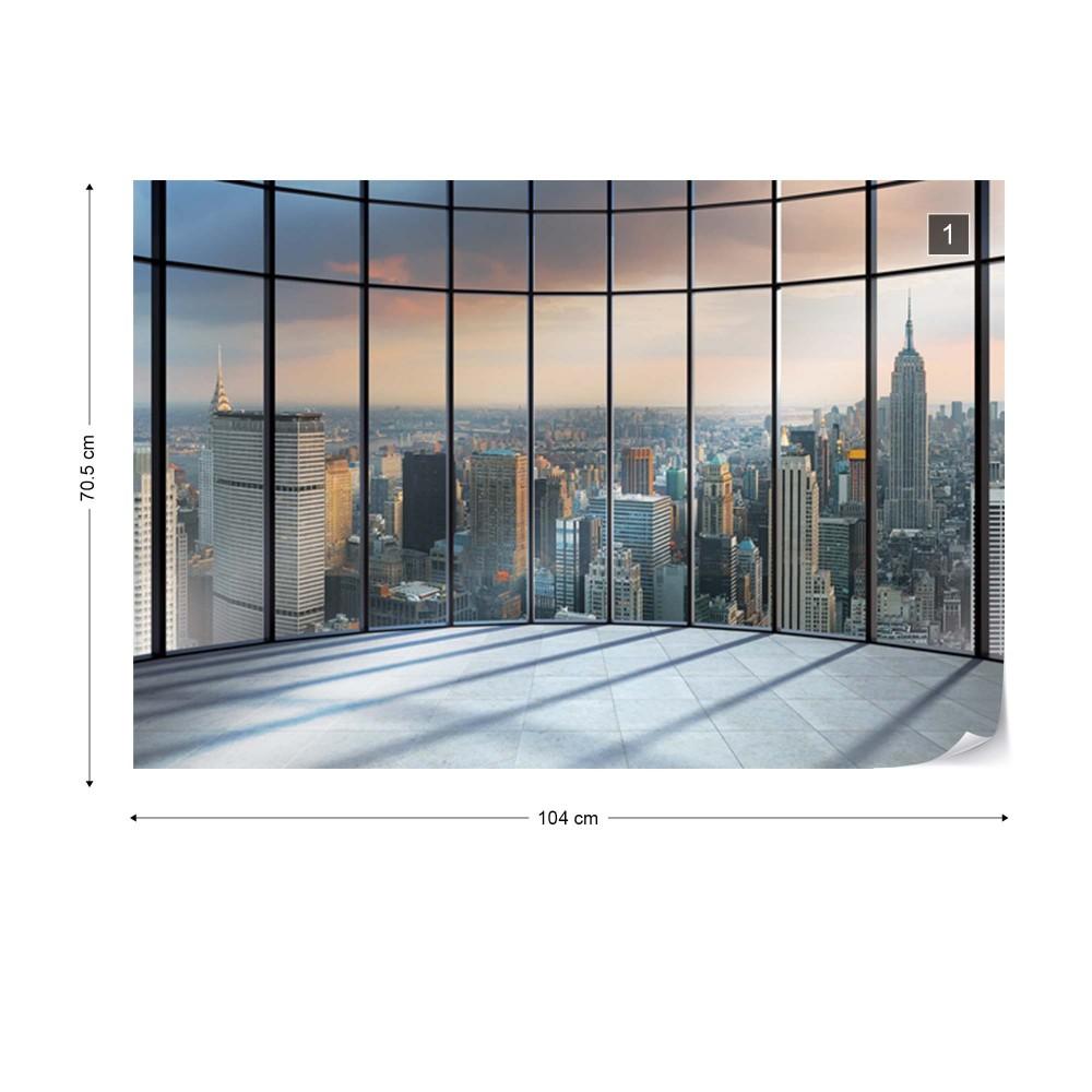 1000x1000 Wallpaper New York City Skyline Penthouse View