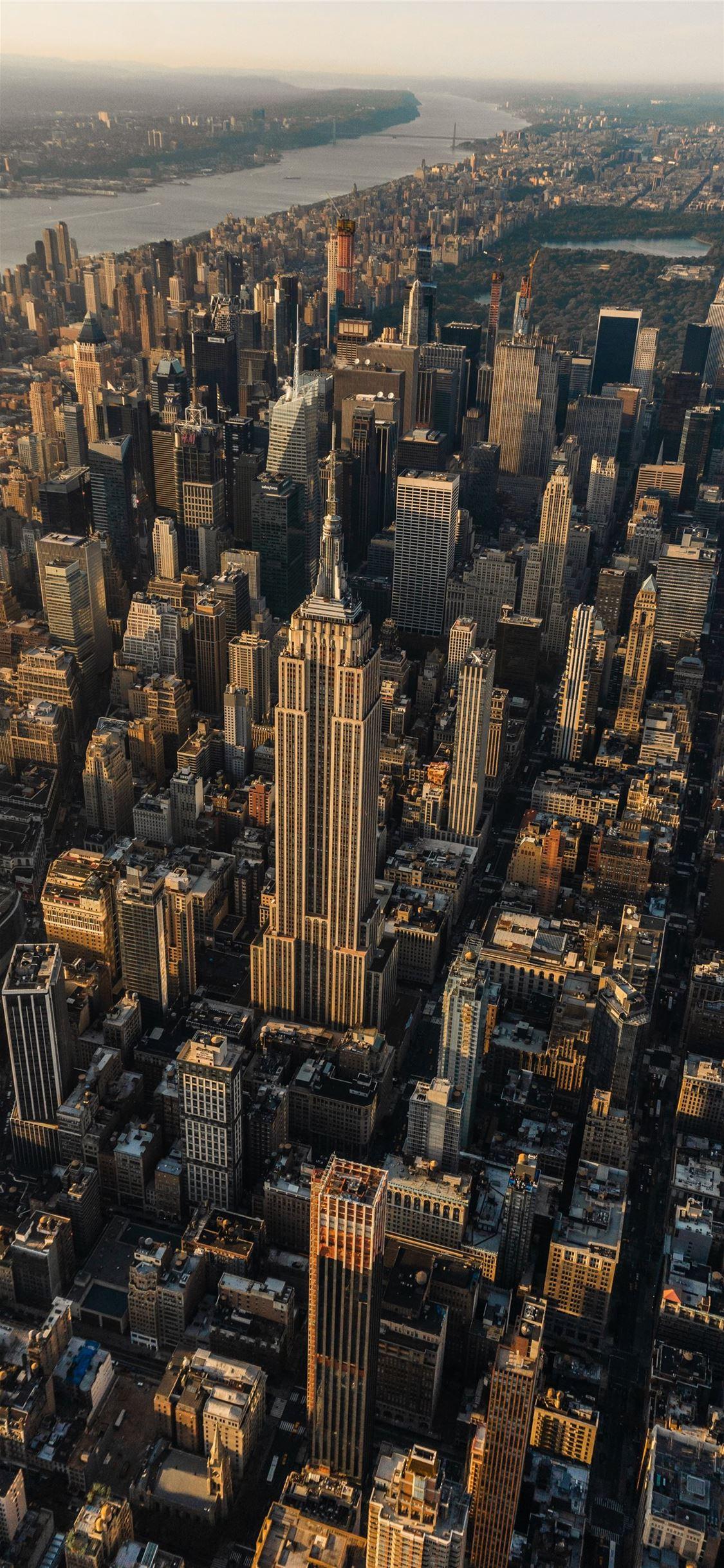 1125x2436 Empire State Building New York City during daytime iPhone 11 Wallpaper Free Download