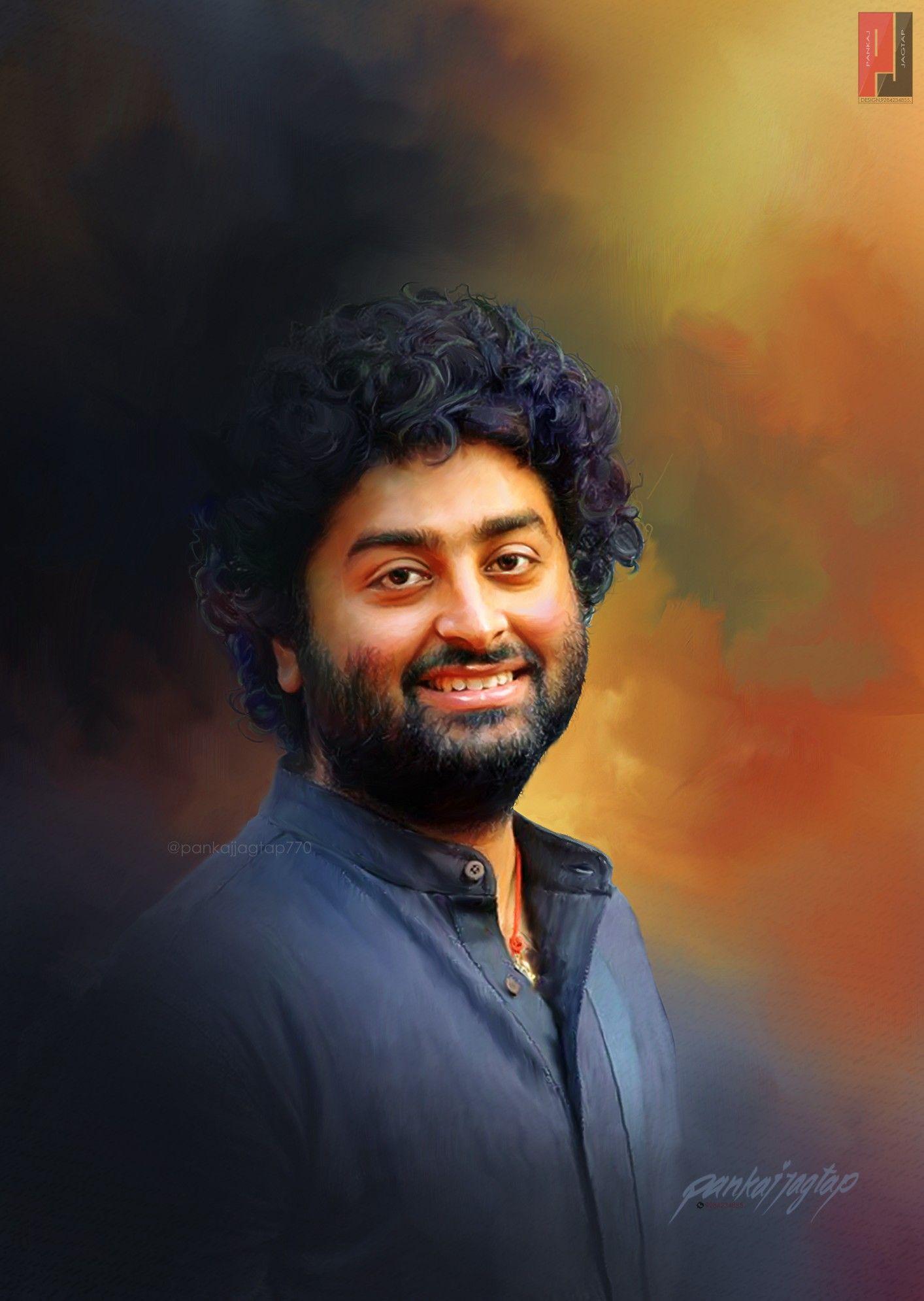 1414x1990 Arijit Singh. Arijit singh photo sketch, Arijit singh photo new, Celebrity portraits drawing