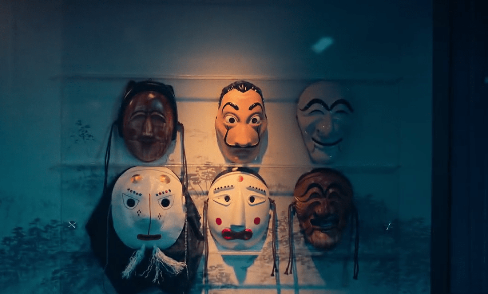 1587x957 Money Heist: Korea Economic Area Wallpaper