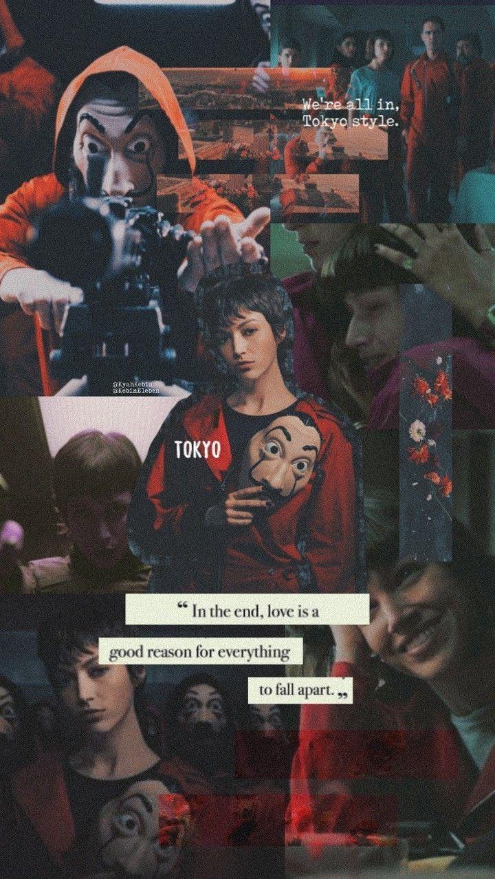 720x1278 Tokyo (Money Heist) Aesthetic Wallpaper. Mood wallpaper, Aesthetic wallpaper, Tokyo aesthetic