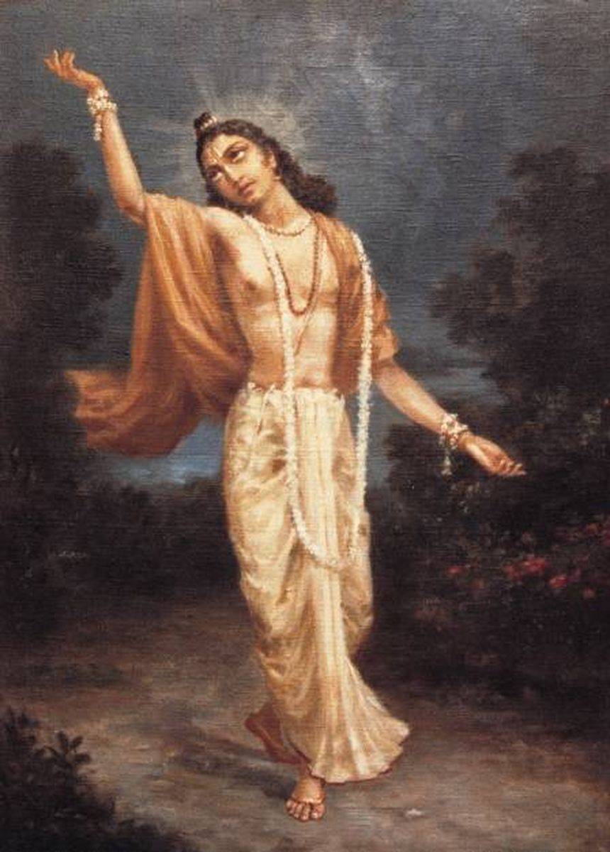 860x1200 Chaitanya Mahaprabhu on Ekadasi Desire Tree