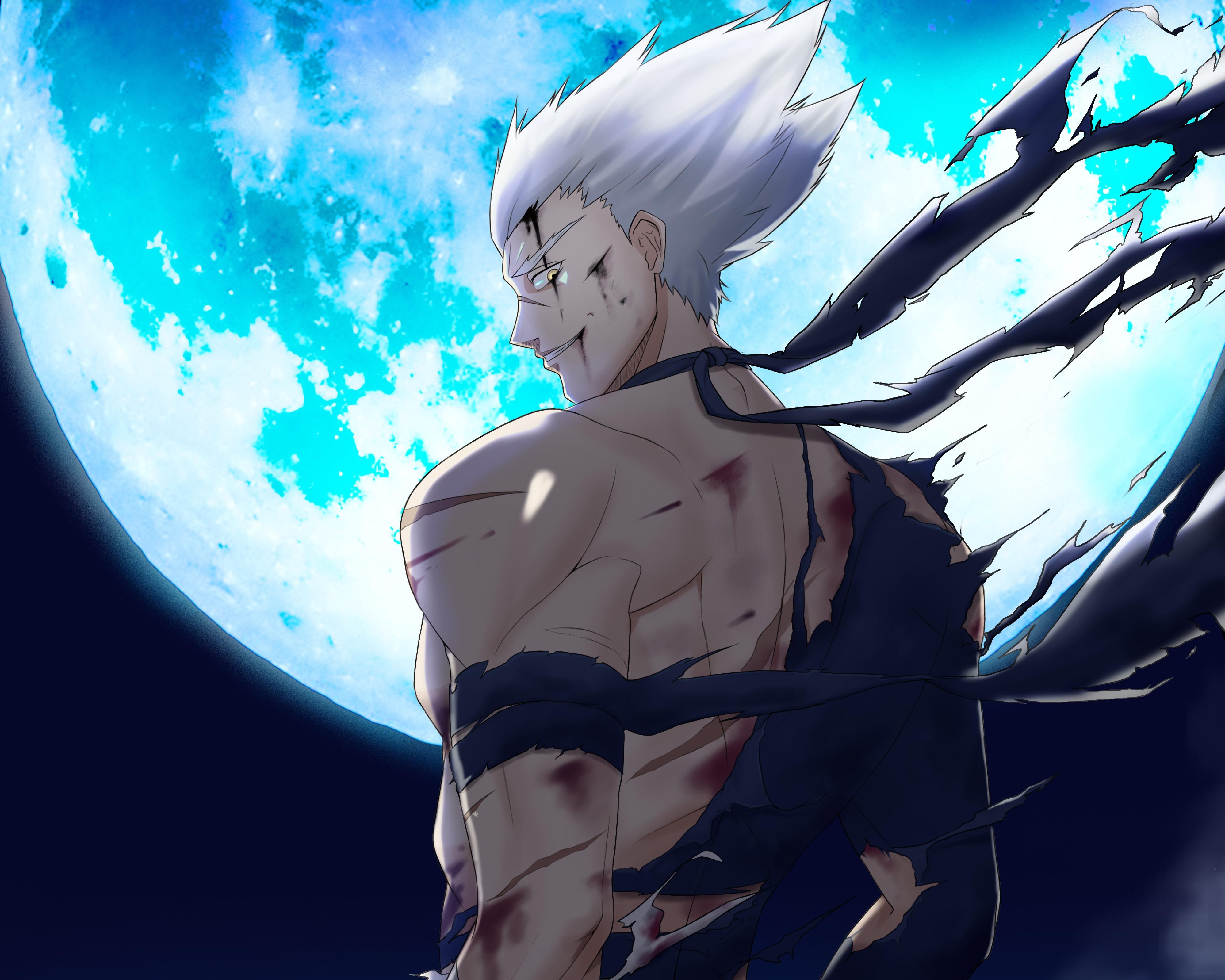 fanart of Cosmic Garou with Spiral Garou pose : r/OnePunchMan