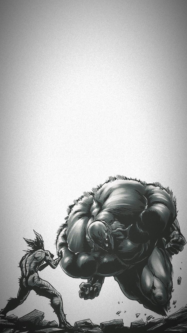 750x1334 Garou, From Manga. Tried Hatch Shading. Ink Pen On A4 Format Paper