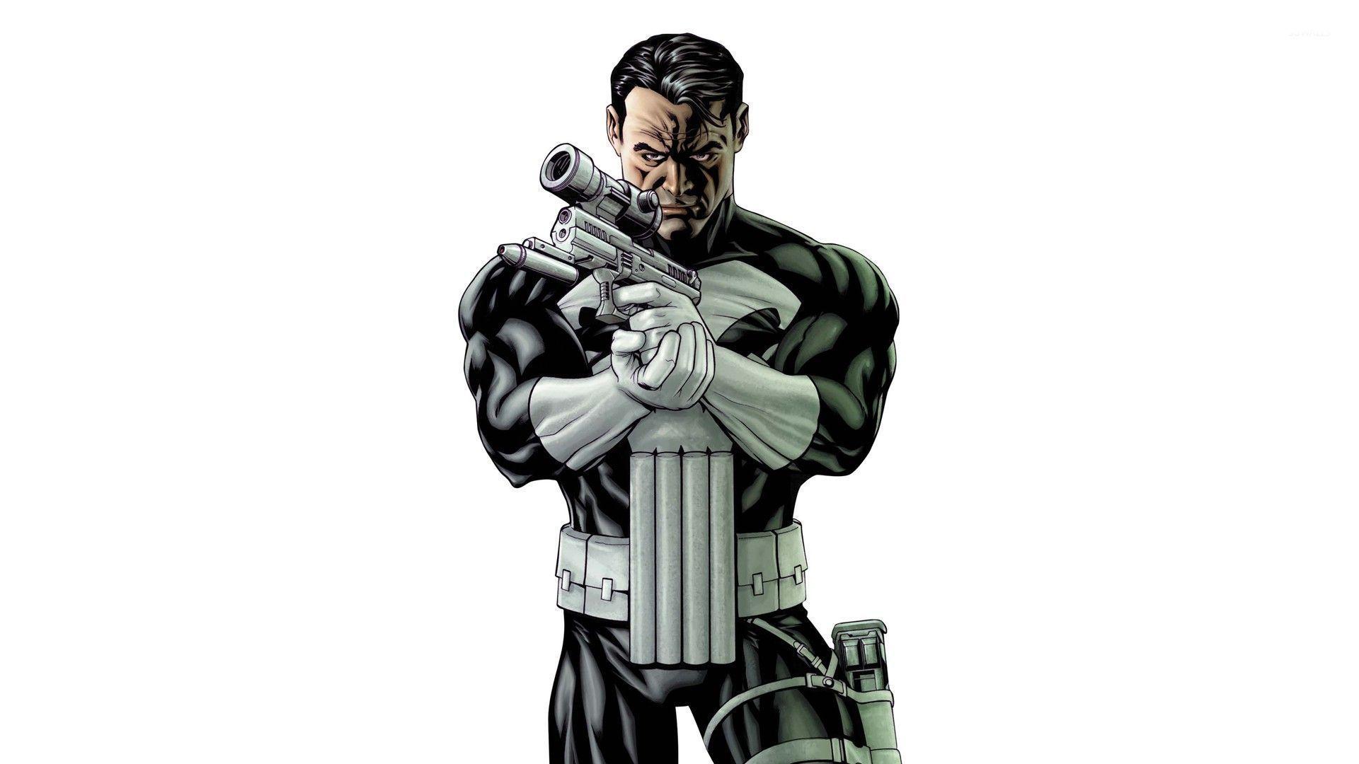 Punisher Guns Marvel Anti Hero 4K Wallpaper #6.2152