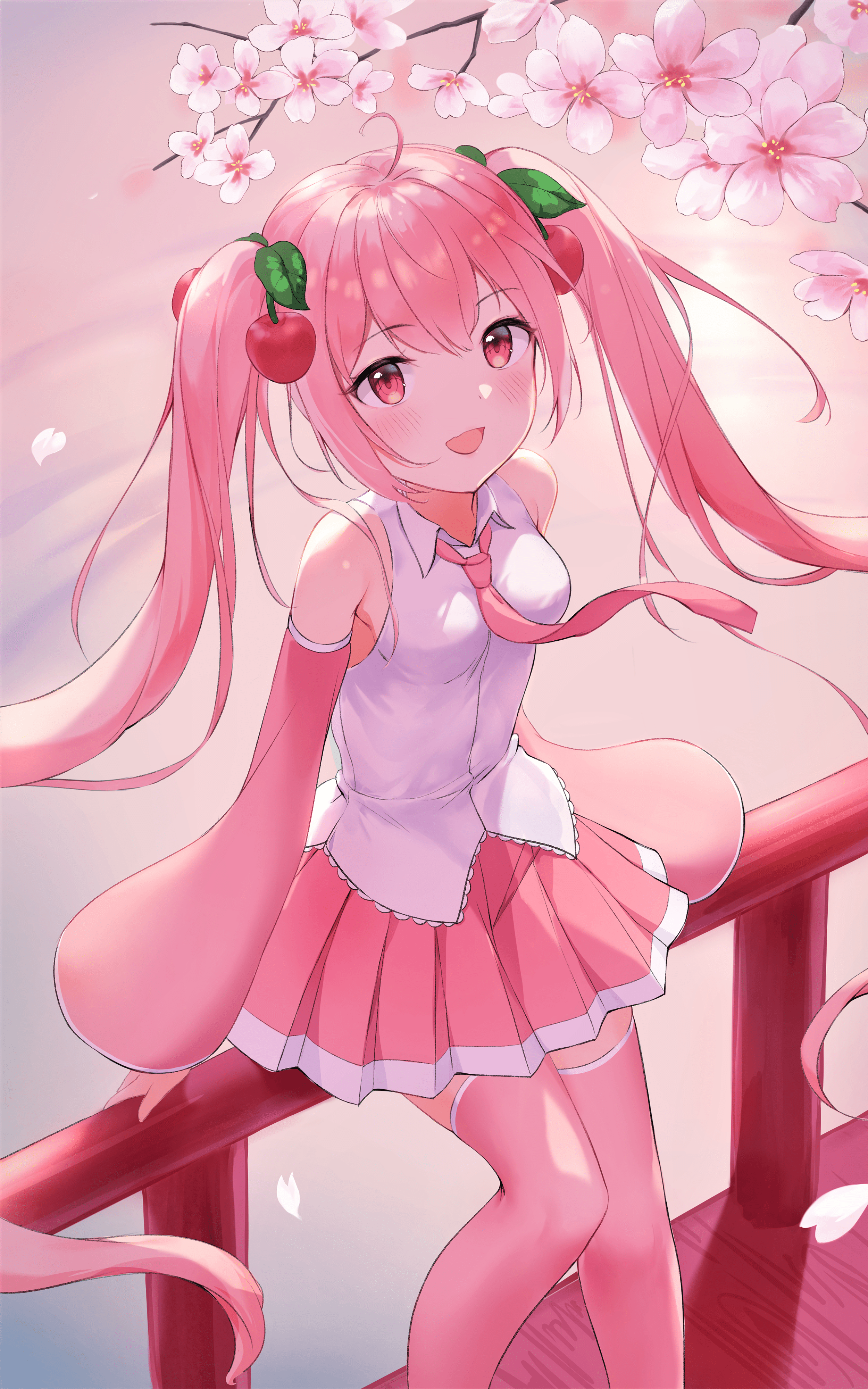 2500x4000 Sakura Hatsune Miku [VOCALOID] (2500x4000)