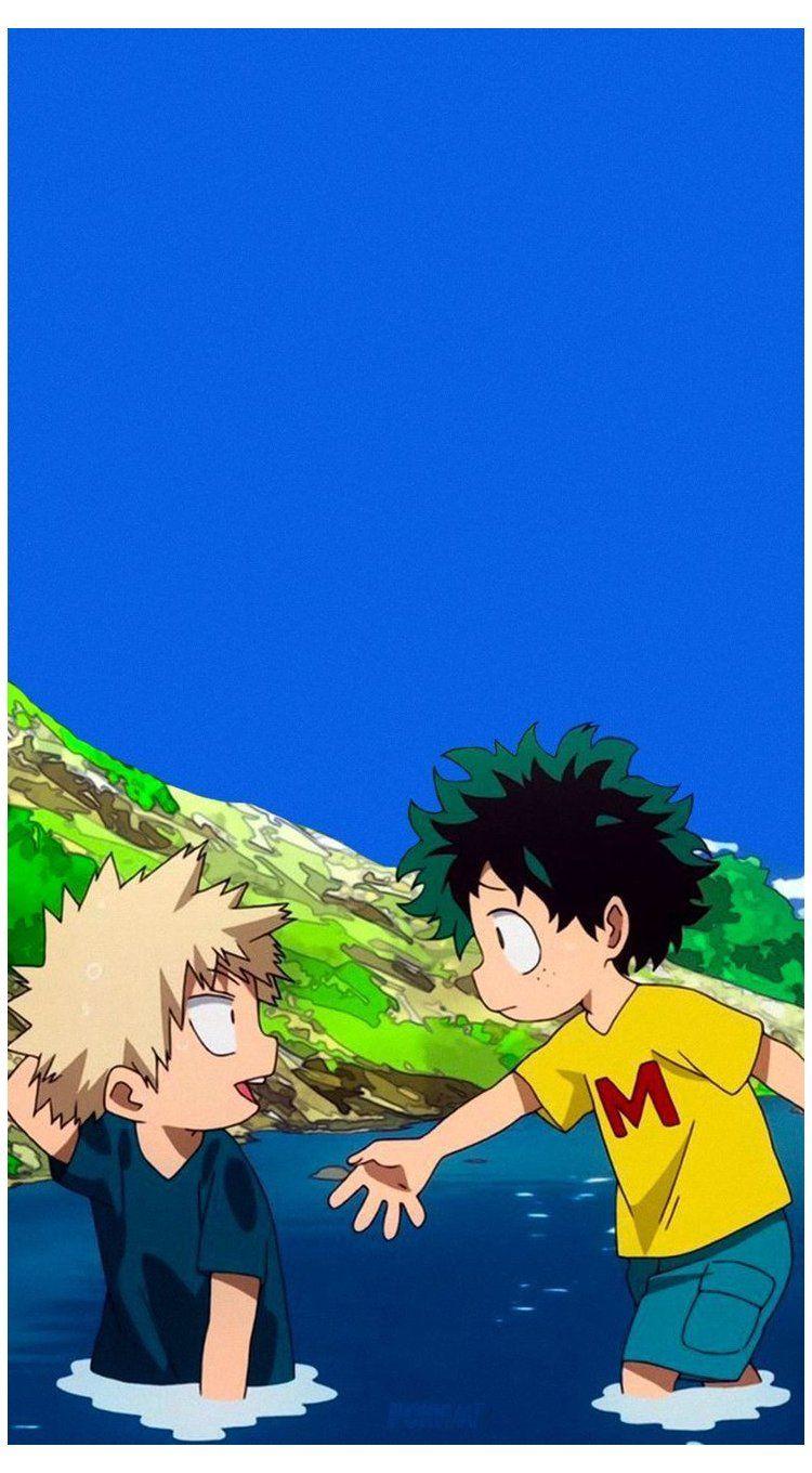 750x1360 Deku x Bakugo #my #hero #academia #wallpaper #aesthetic #myheroacademiawallpaperaesthetic. Anime, Hero wallpaper, Cute anime guys