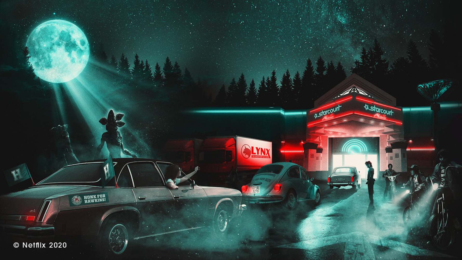1920x1080 Stranger Things' Drive Into Experience Looks Hauntingly Amazing