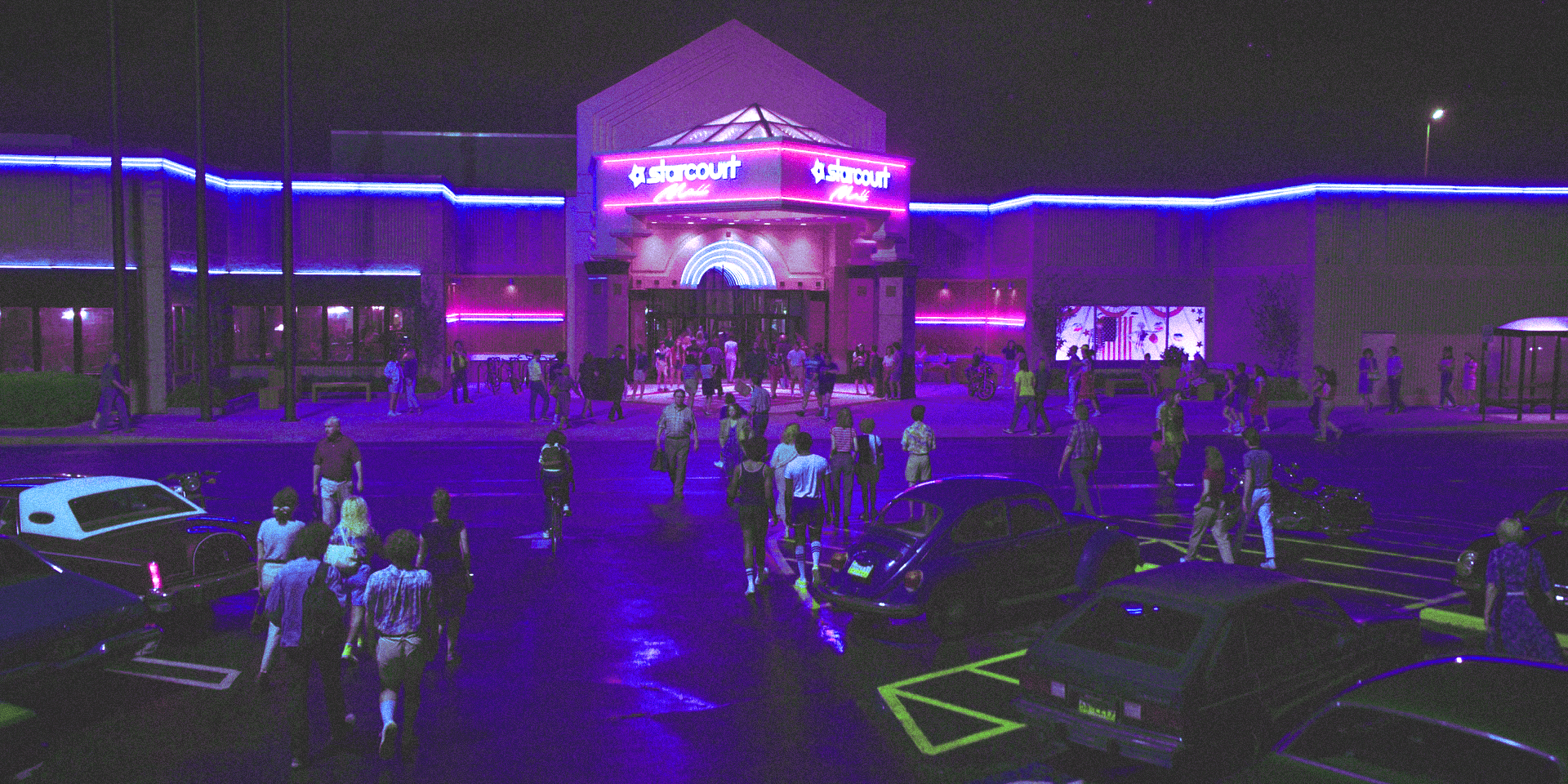 1920x960 Starcourt Mall (Stranger Things). Stranger things, Stranger things aesthetic, Stranger things season