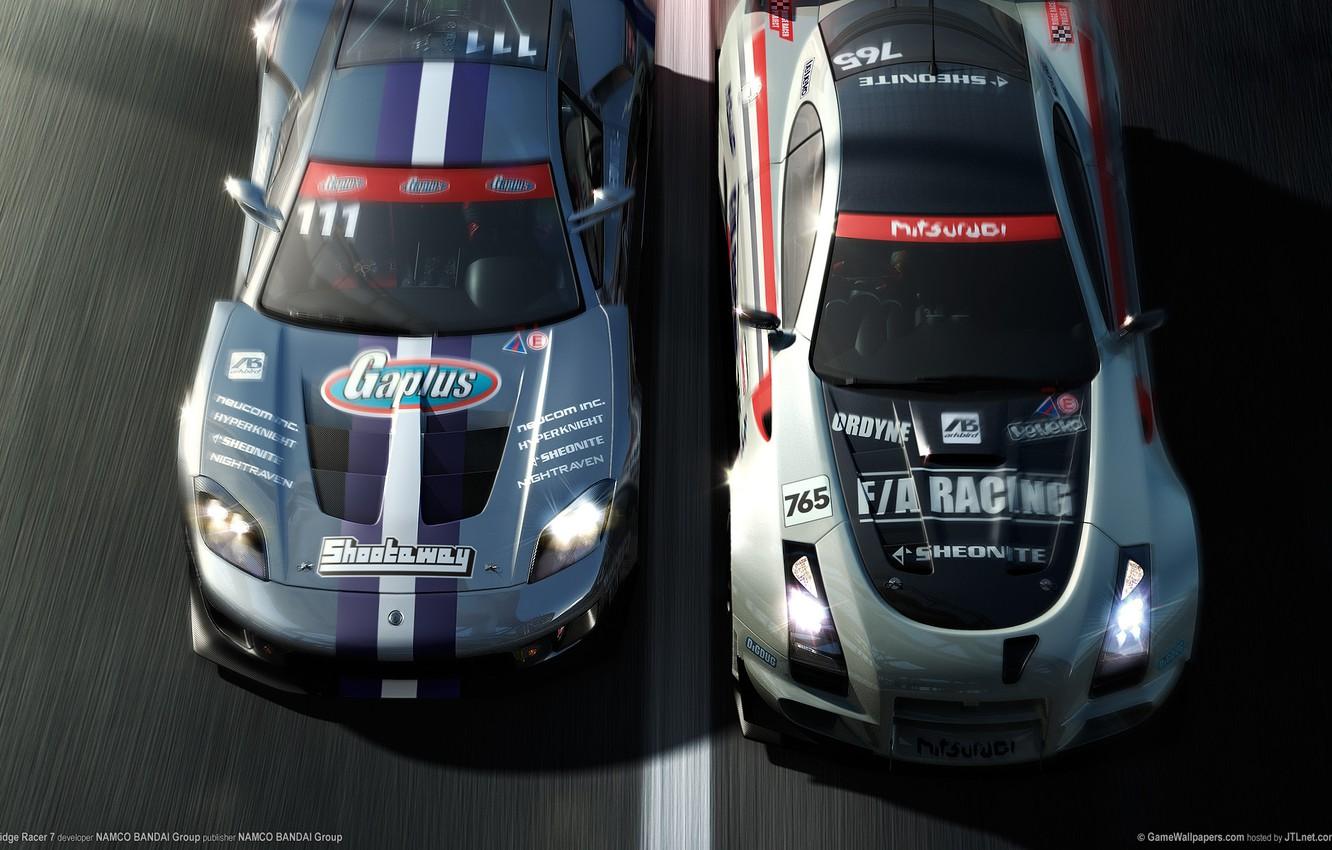 1332x850 Wallpaper road, cars, race, start, ridge racer image for desktop, section игры