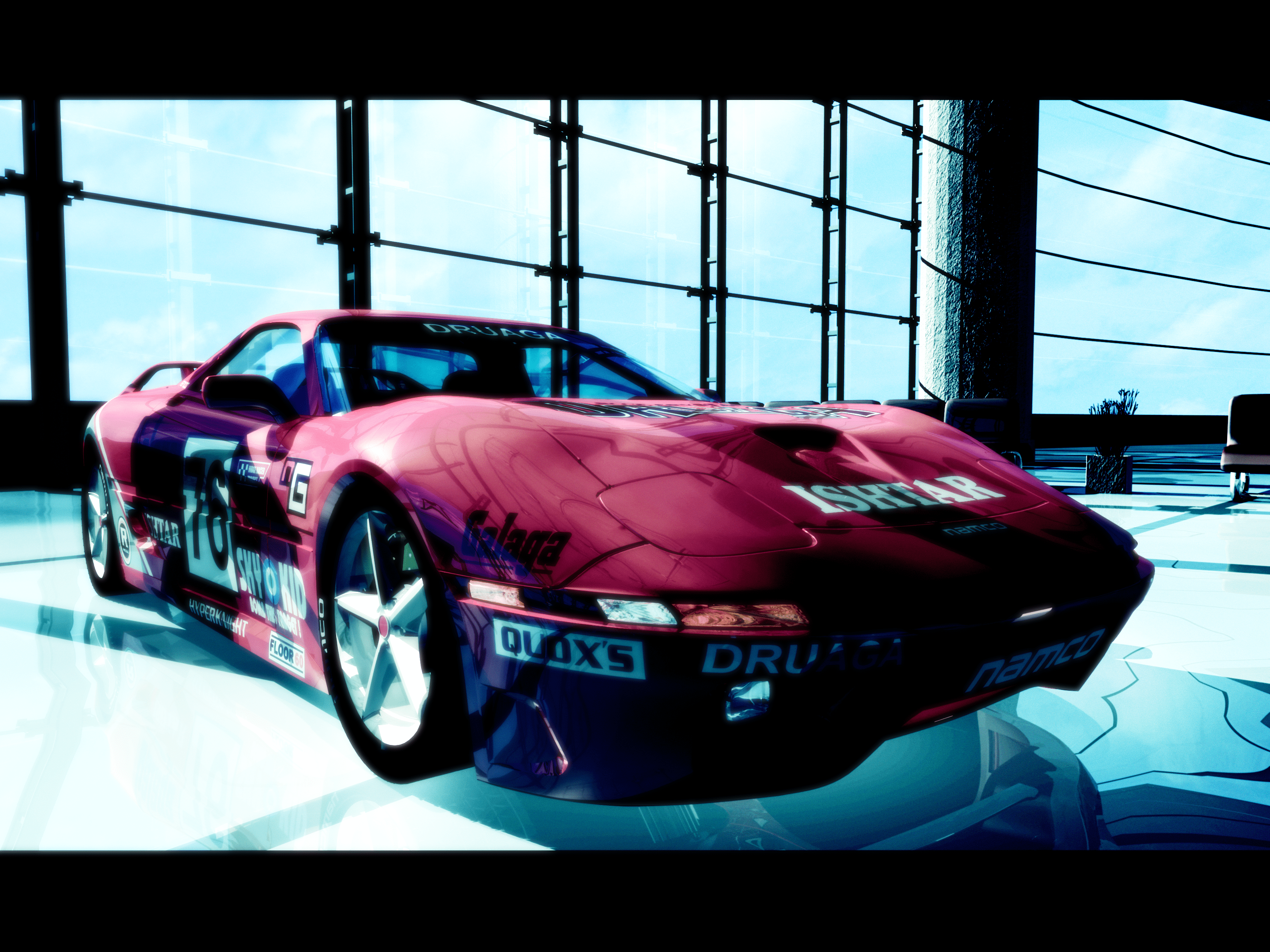 3200x2400 Ridge Racer V (2001) promotional art