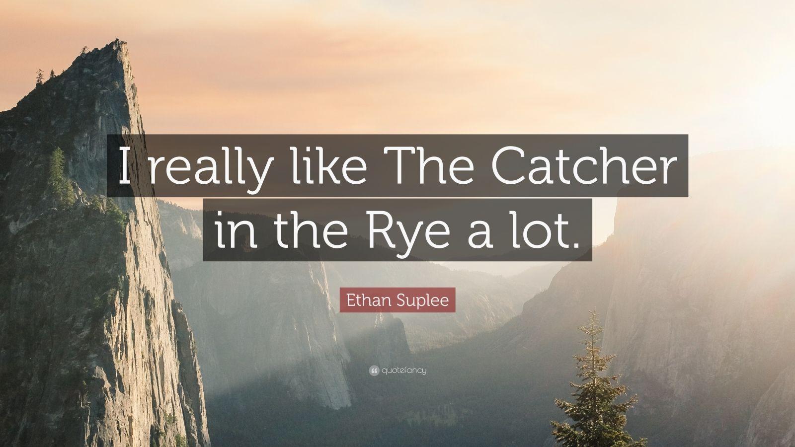 1600x900 Ethan Suplee Quote: “I really like The Catcher in the Rye a lot.”