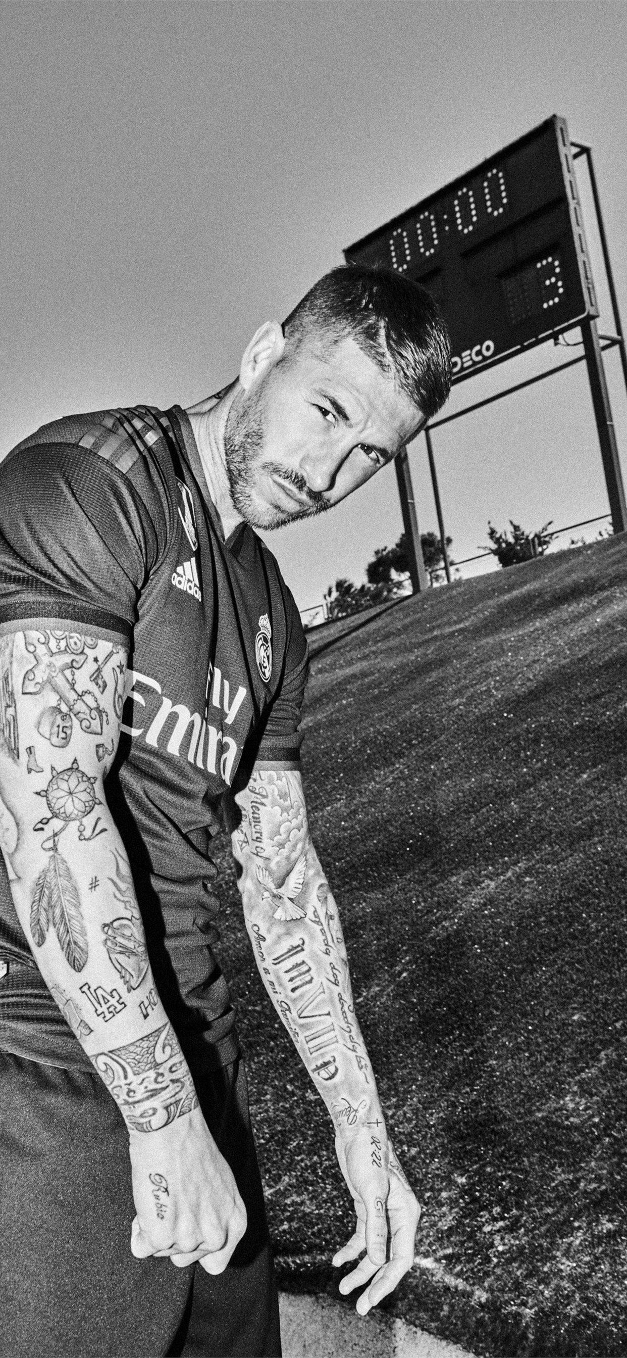 1242x2688 Adidas Football x Real Madrid Sergio Ramos Elliott. iPhone X Wallpaper Free Download