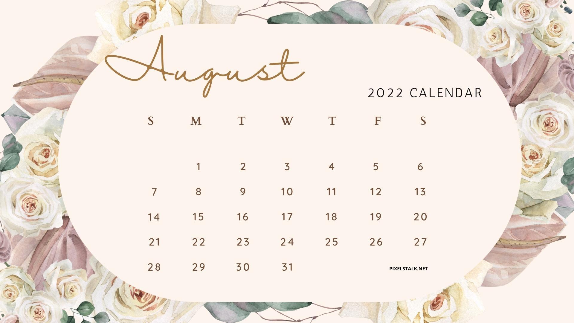 August 2022 Calendar Wallpapers  Top Free August 2022 Calendar Backgrounds   WallpaperAccess