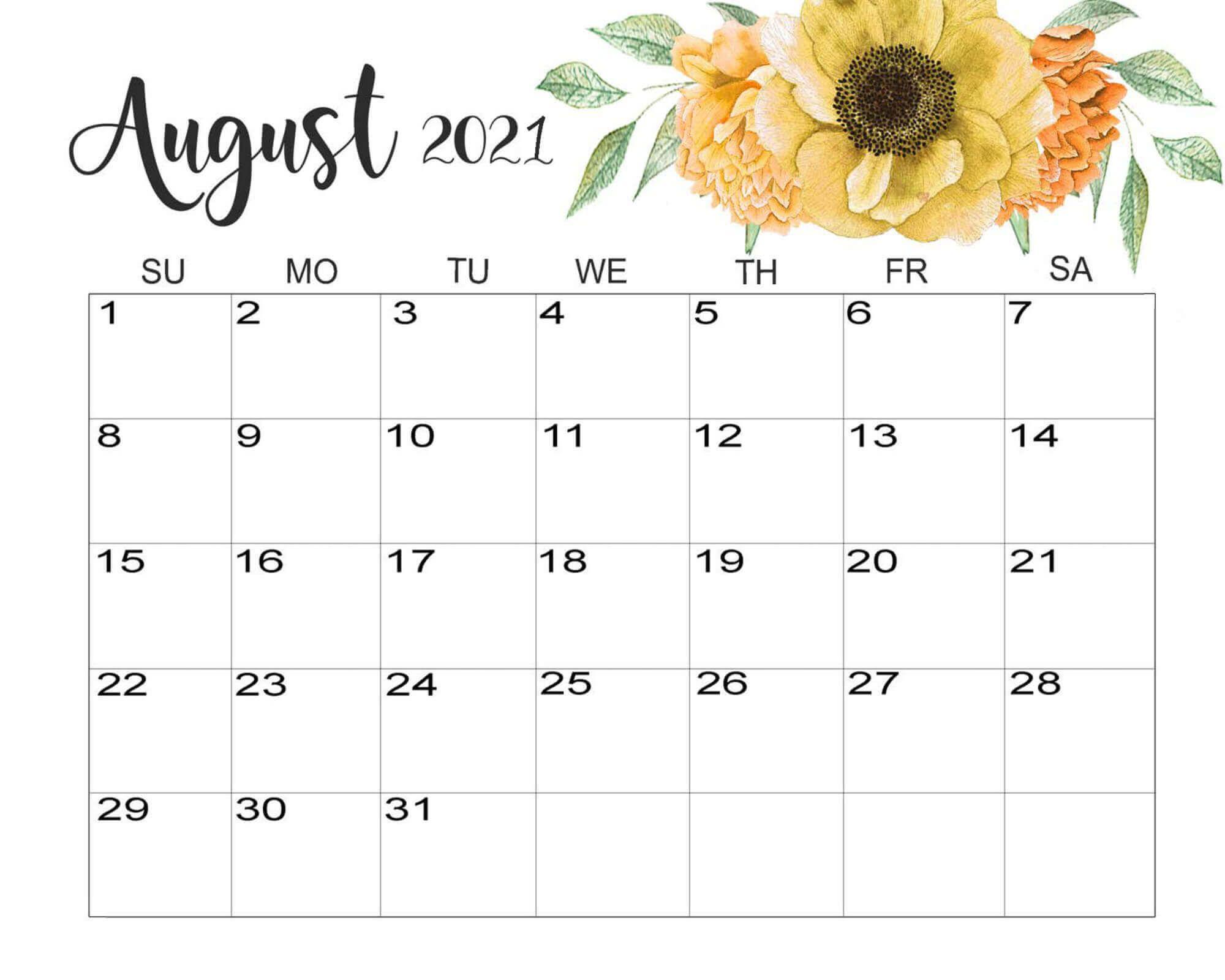 2000x1600 August 2021 Desktop Calendar Wallpaper. August calendar, Calendar printables, Calendar wallpaper